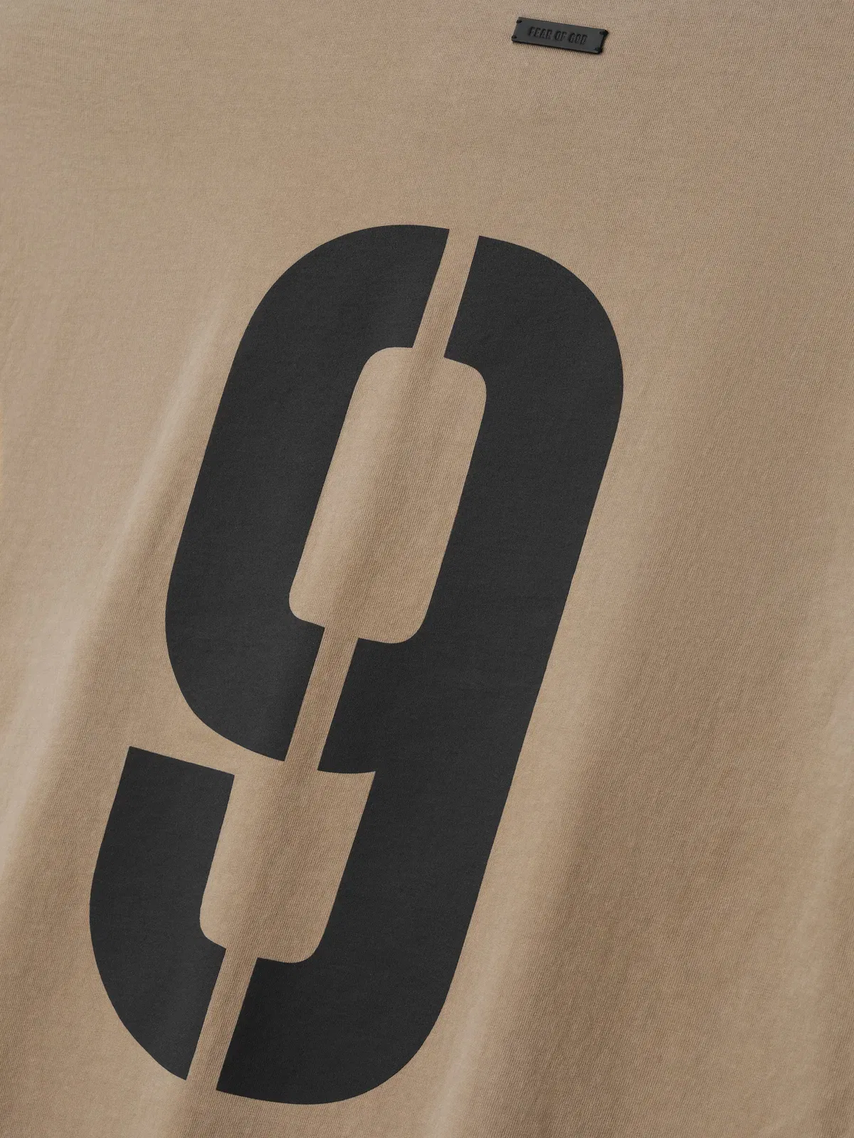 Essentials Fear Of God 9 T-Shirt Dune Pearl