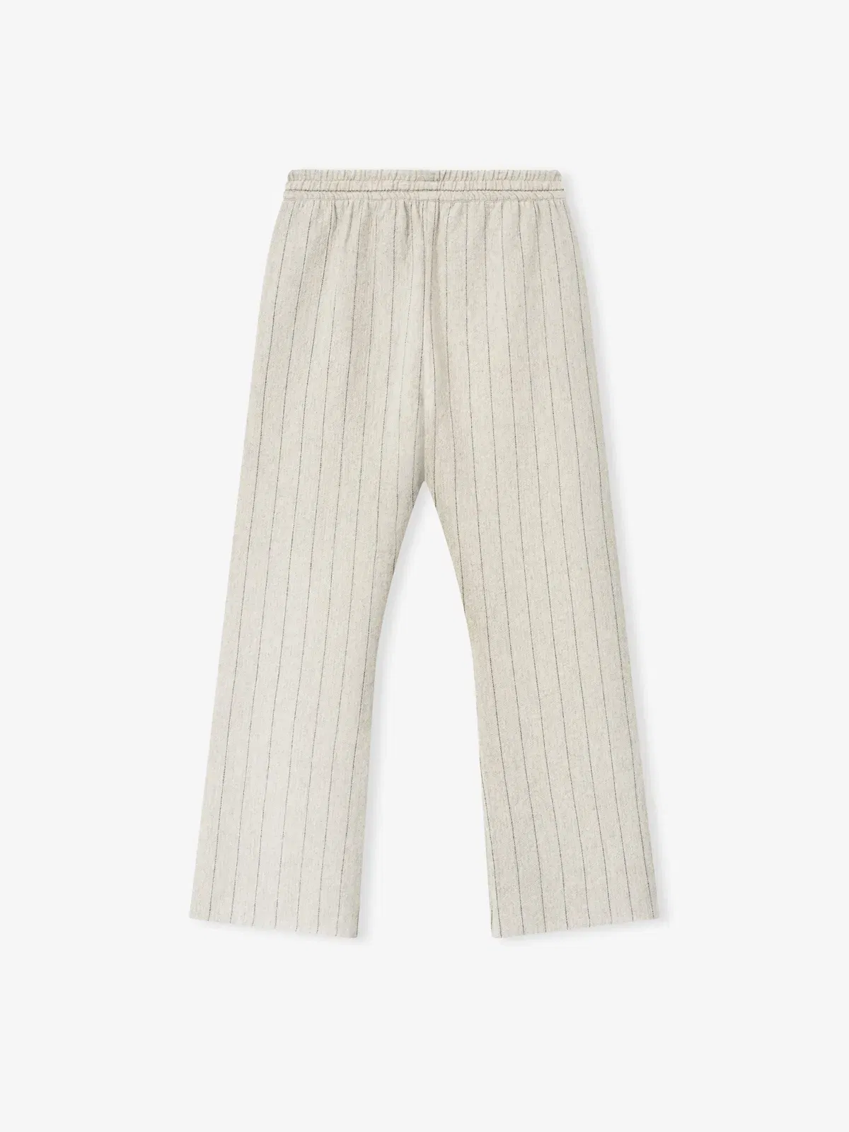 Essentials Double Face Wool Baseball Flared Pants Light Beige/Black