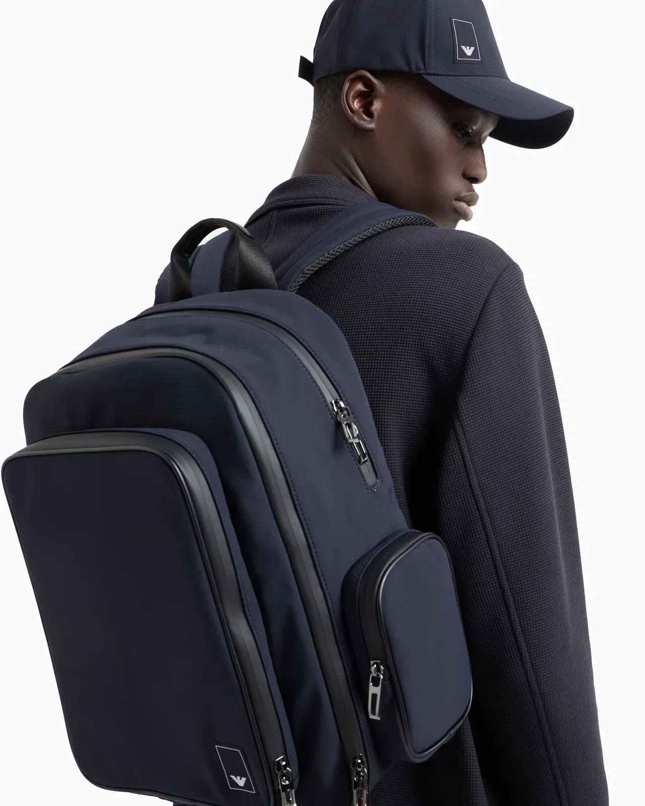 Emporio Armani Travel Essentials nylon baseball cap
