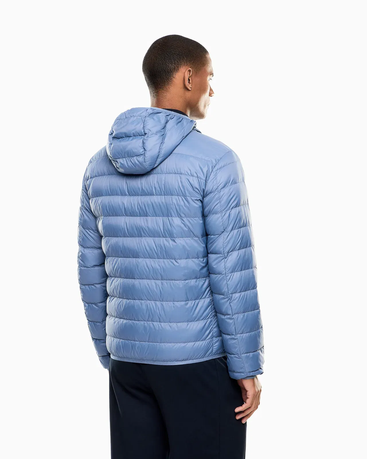 EA7 Insulated down jacket with fixed hood Core Identity