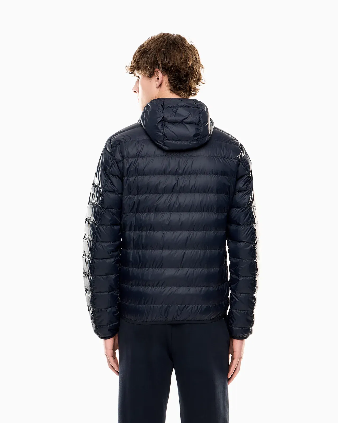 EA7 Insulated down jacket with fixed hood Core Identity