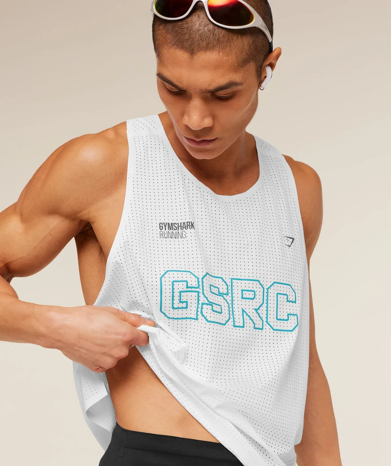 Gymshark Running Elite Race Vest White