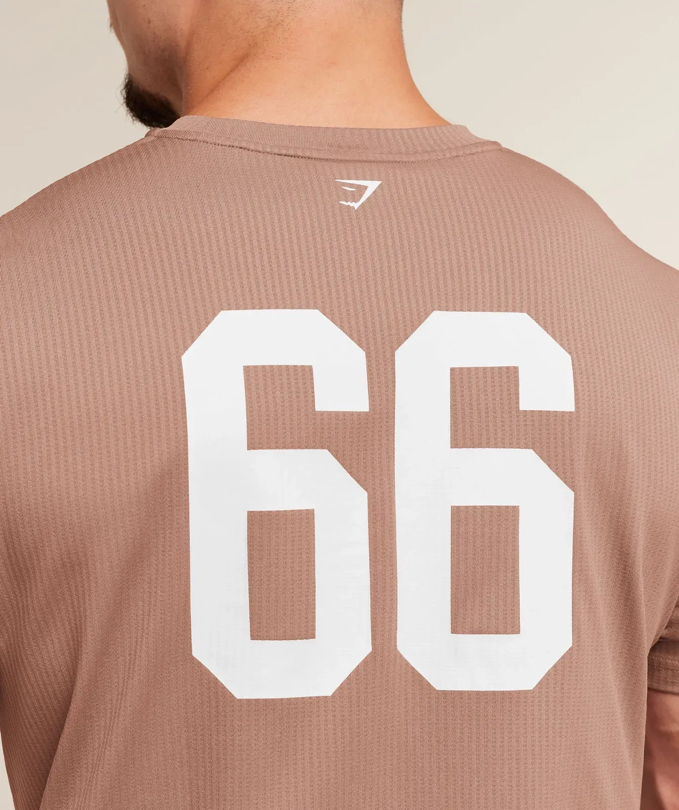 Gymshark Collegiate Tech T-Shirt Taupe Brown