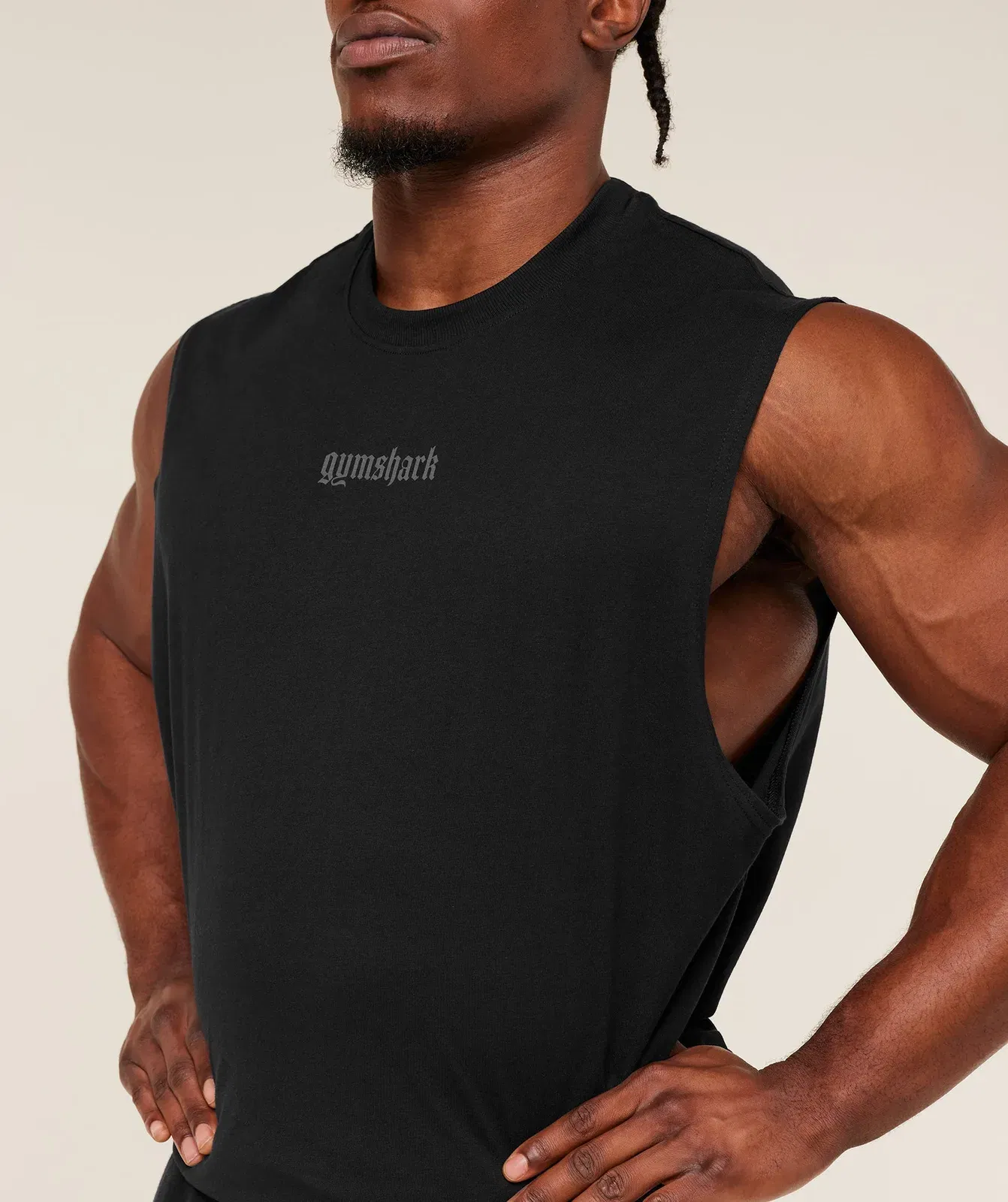 Gymshark Olde English Tank GS Black