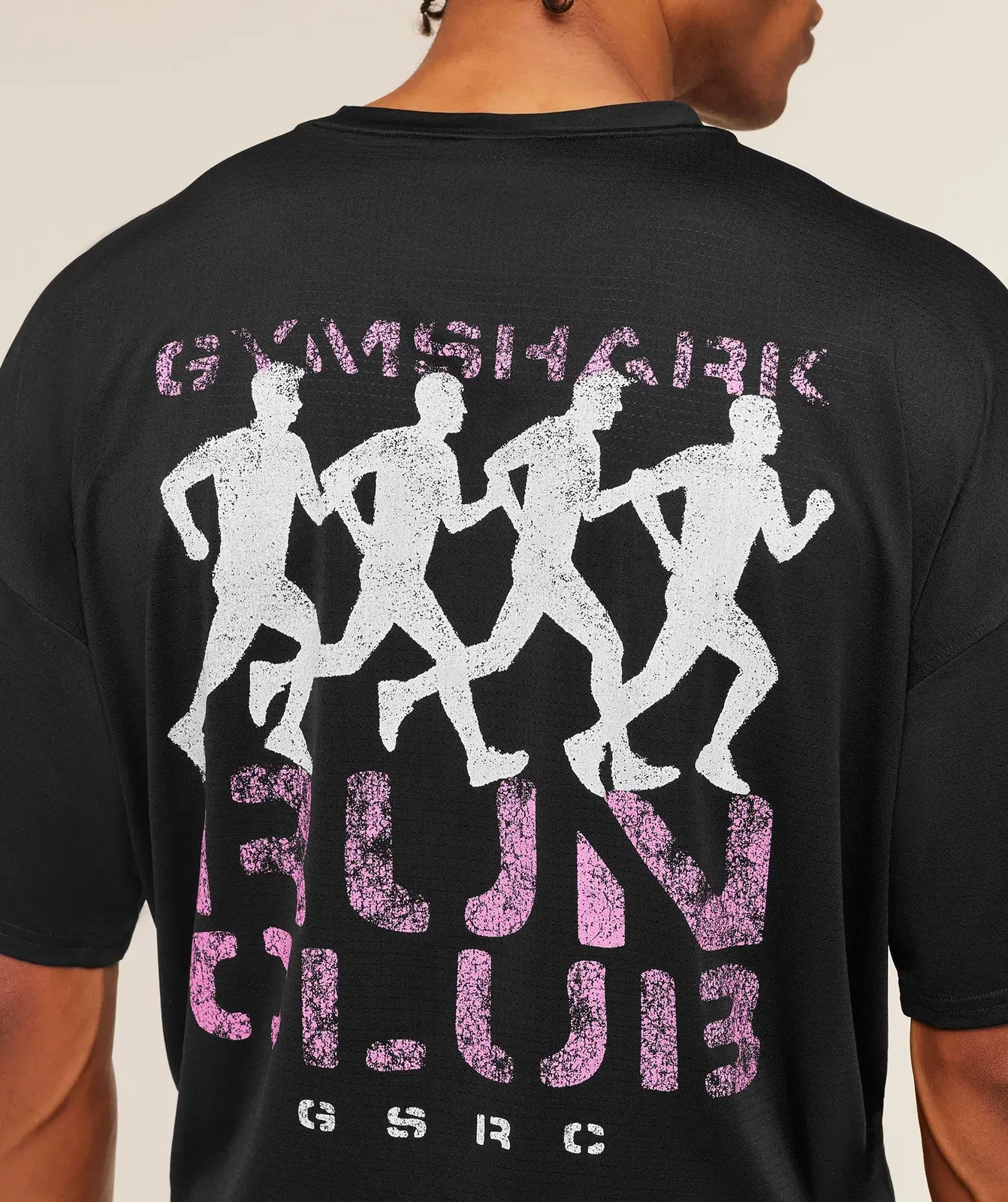 Gymshark Gsrc Stencil Graphic T-Shirt Black