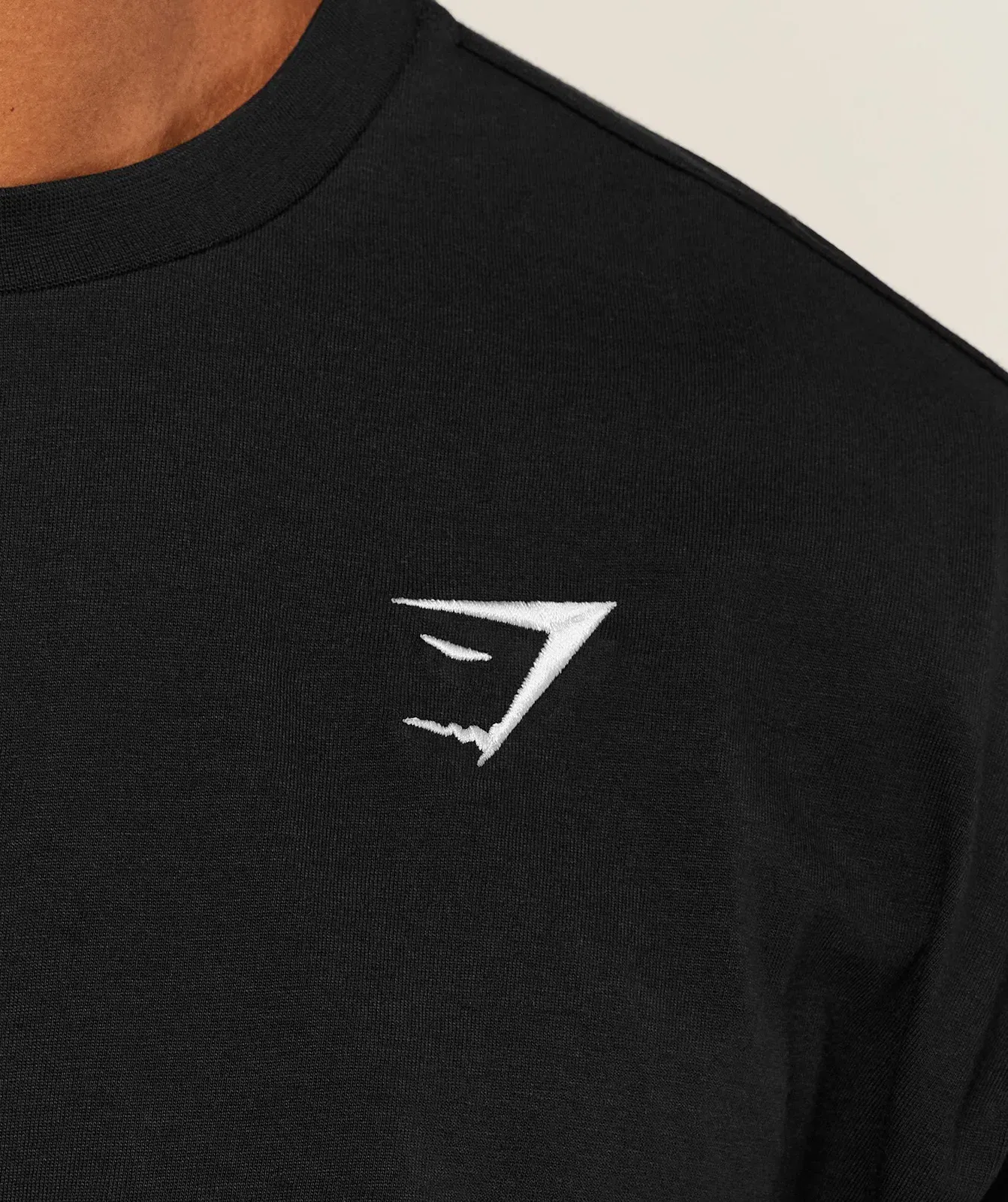Gymshark Crest Oversized T-Shirt Gs Black