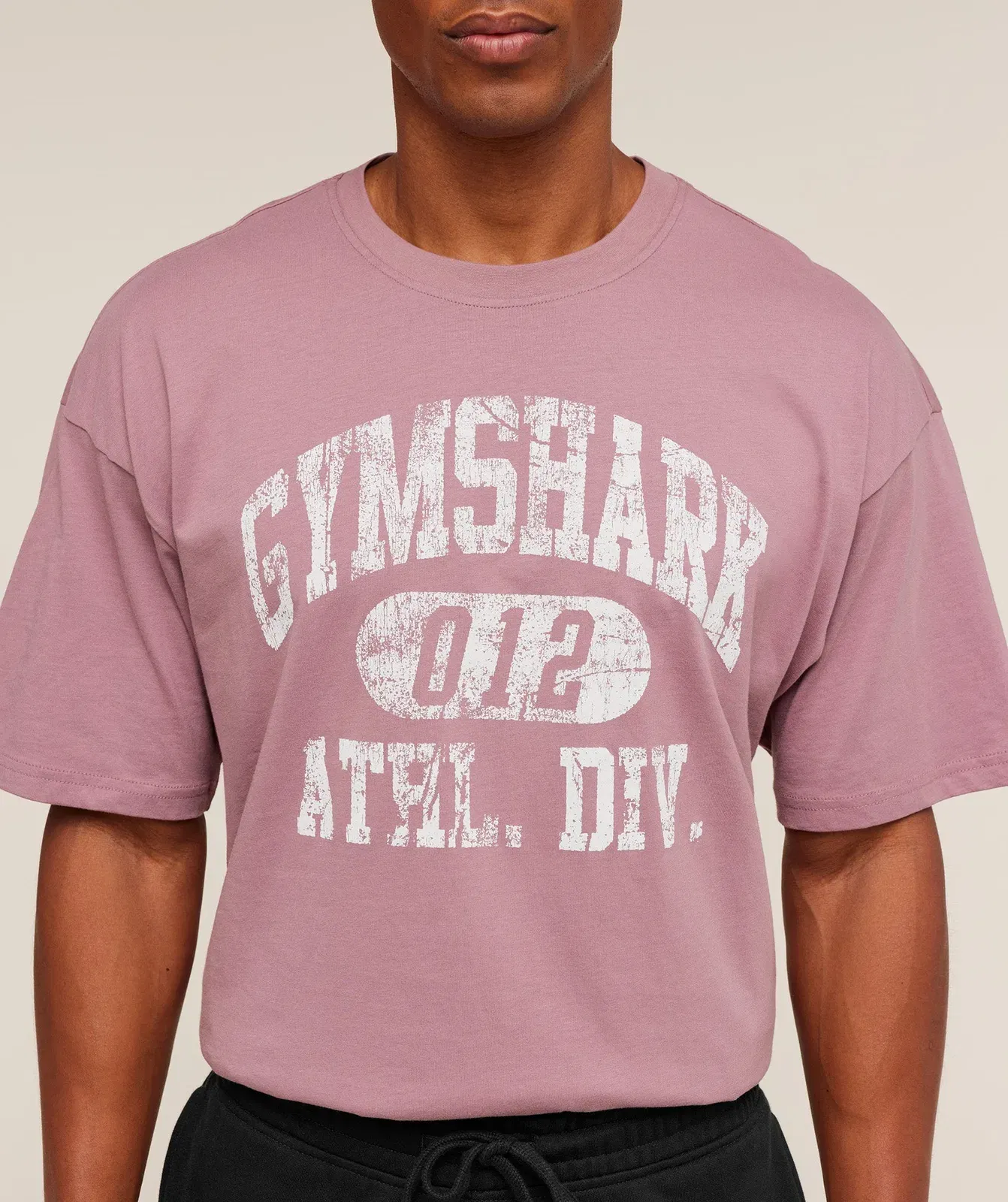 Gymshark Athletic Division Graphic T-Shirt Calm Pink