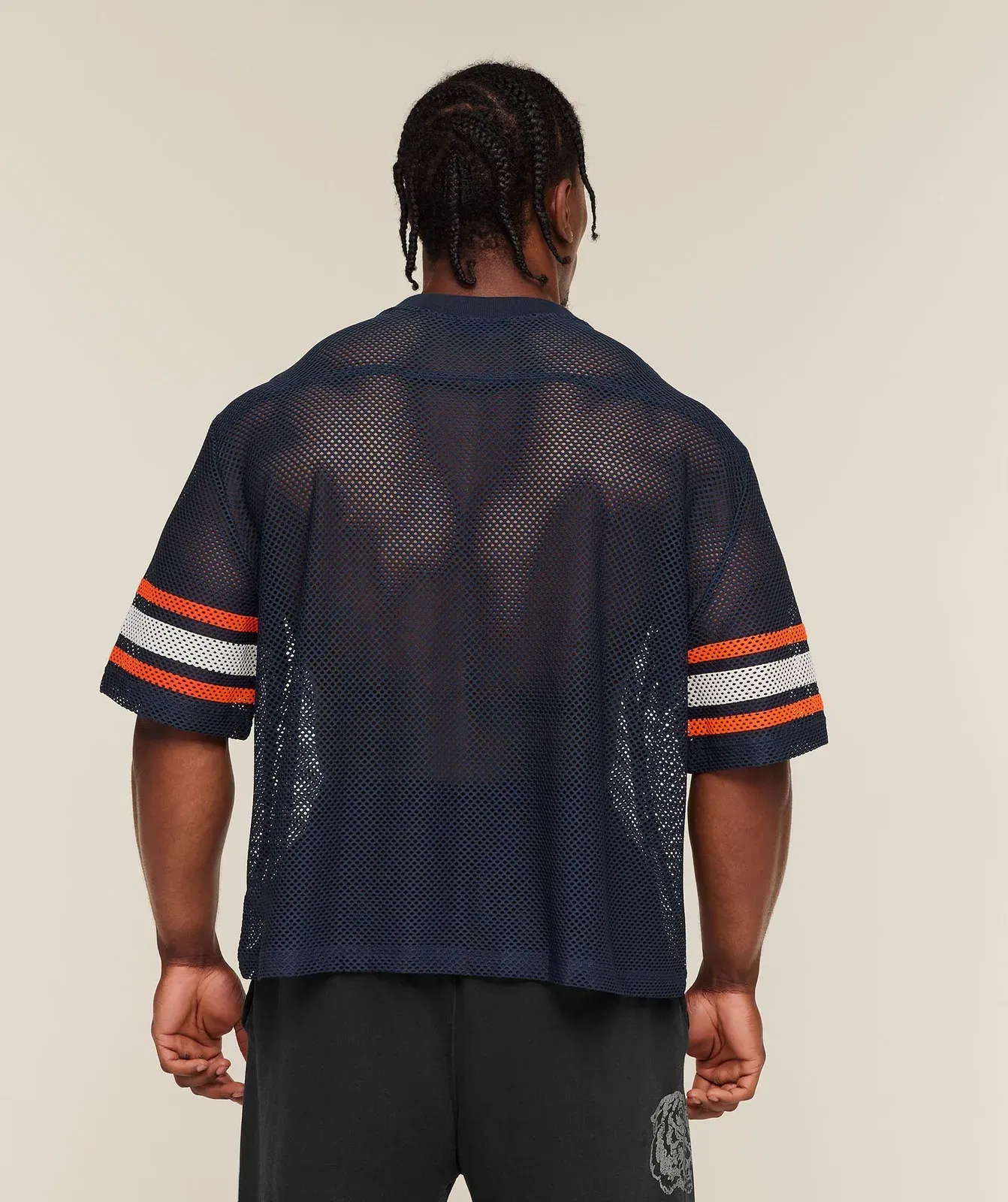 Gymshark Collective Mesh Contrast Jersey Heavy Blue