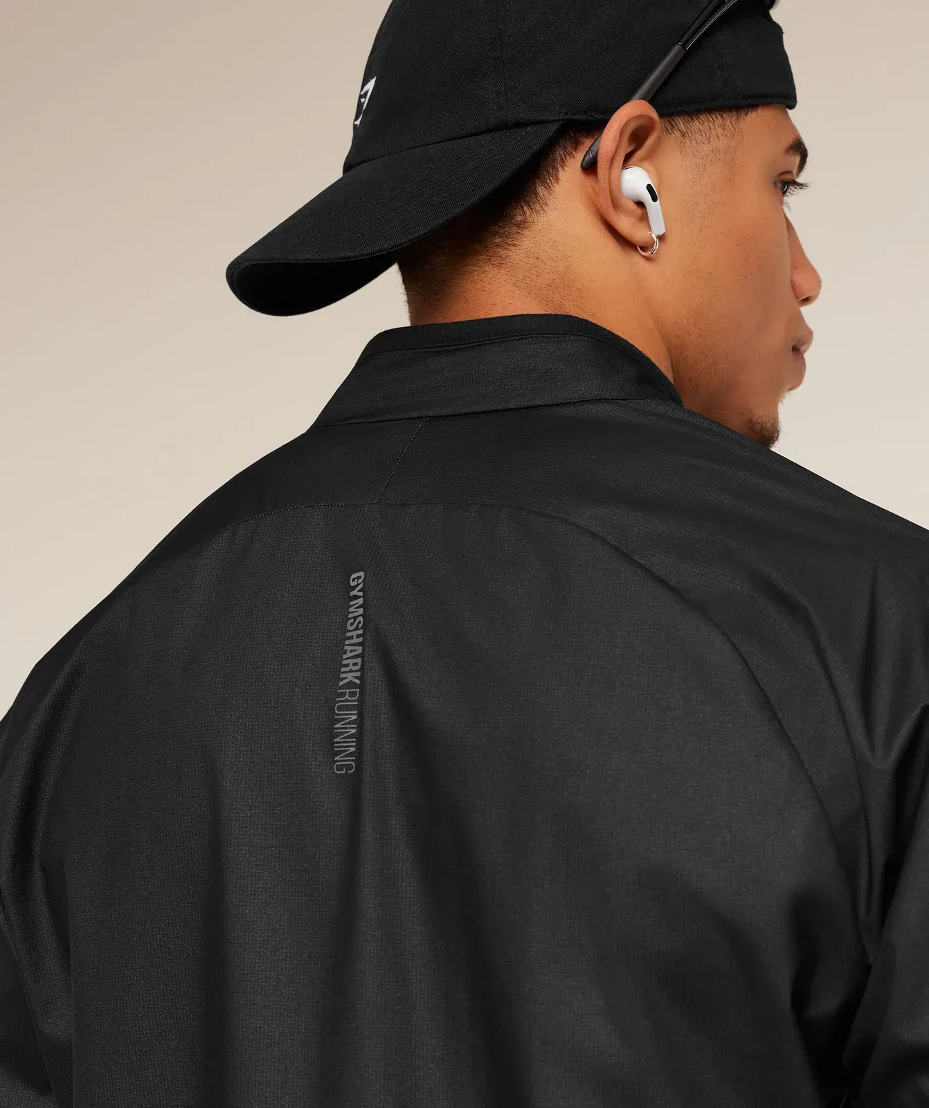 Gymshark Running Elite Lightweight Windbreaker Black