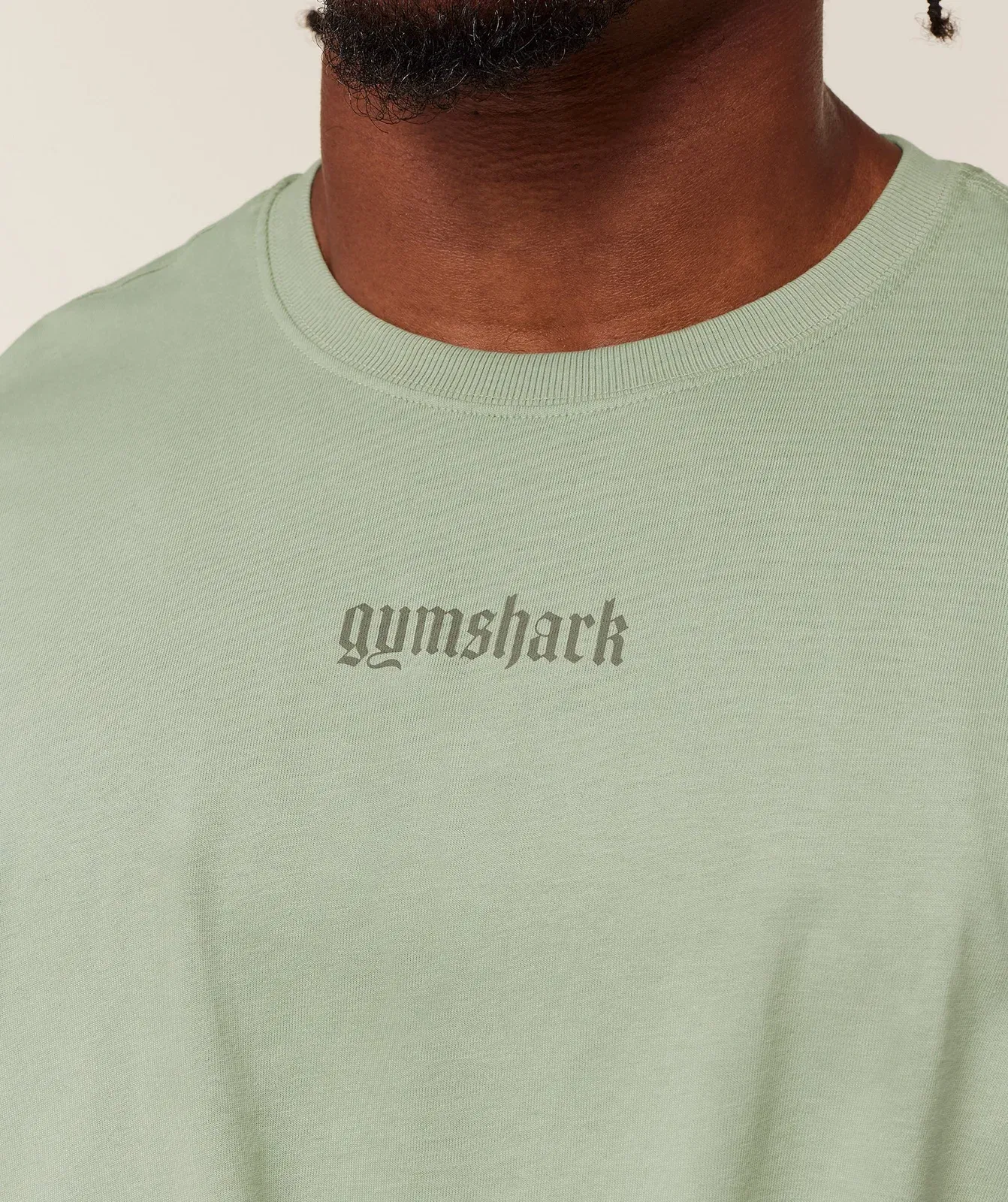 Gymshark Olde English T-Shirt Gs Haze Green