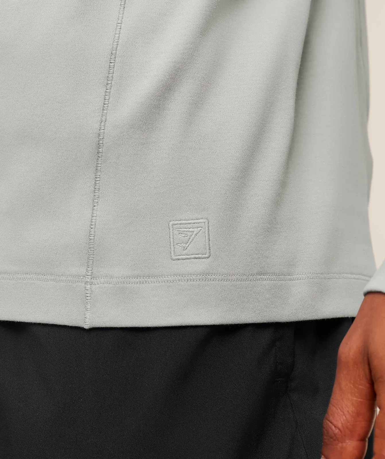 Gymshark Off Duty Long Sleeve T-Shirt Smokey Grey