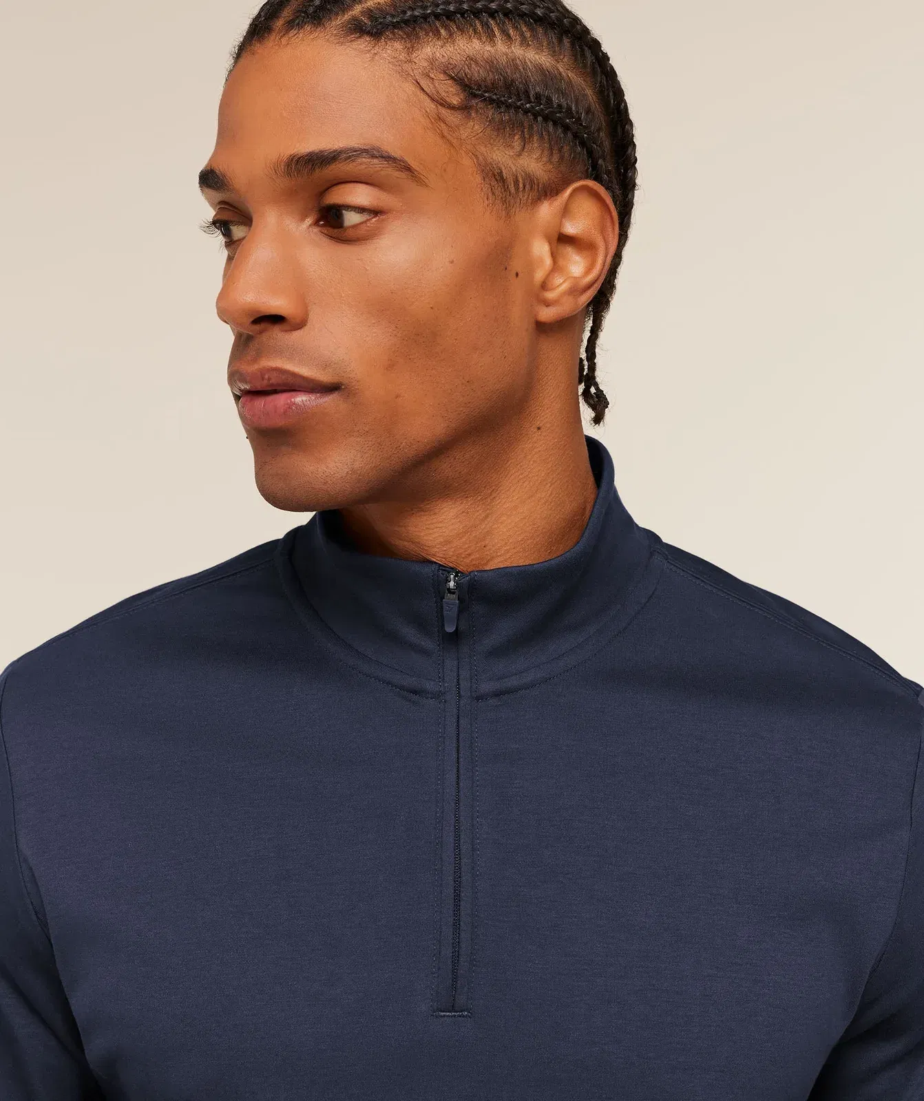 Gymshark Off Duty 1/4 Zip Heavy Blue