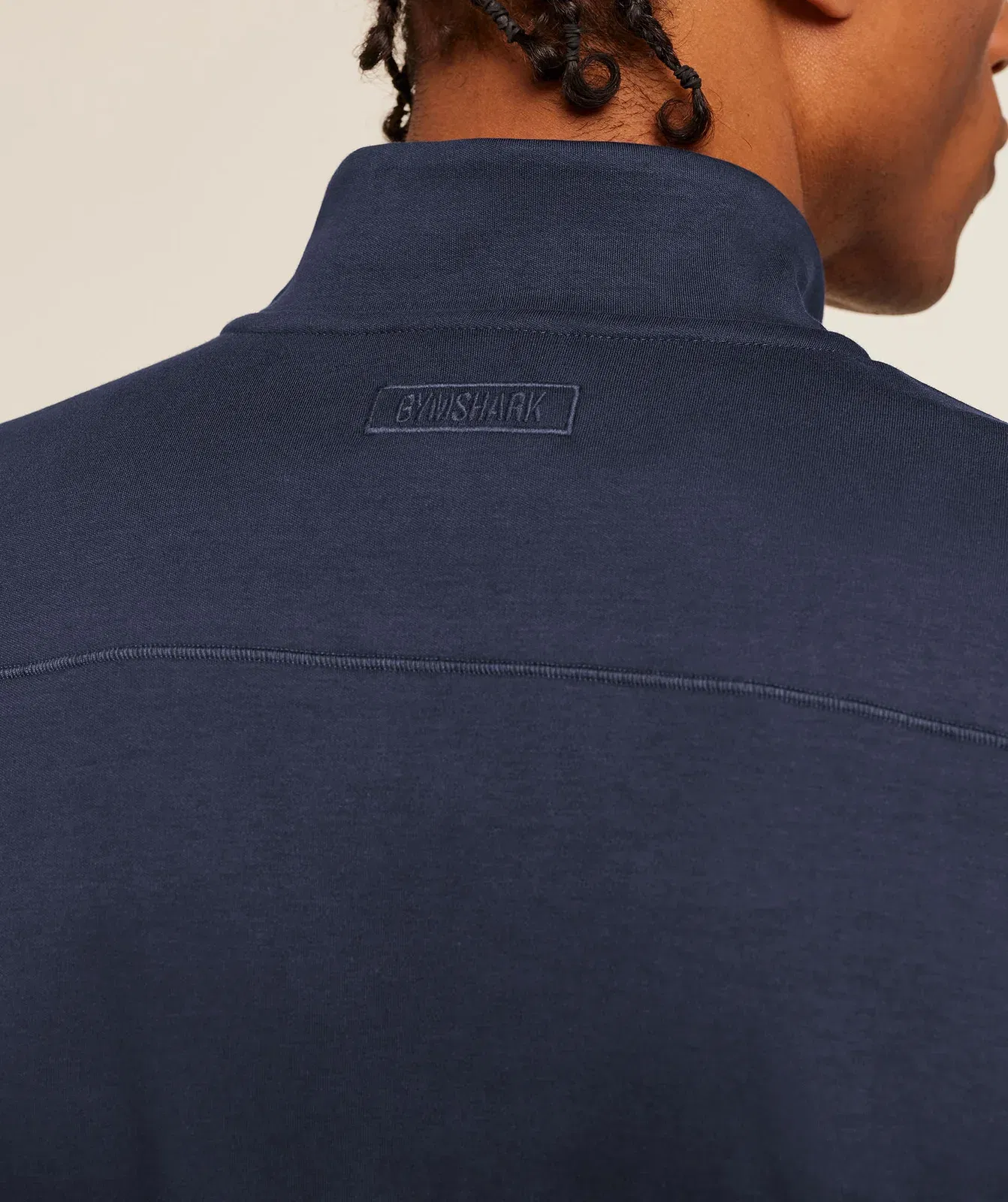 Gymshark Off Duty 1/4 Zip Heavy Blue