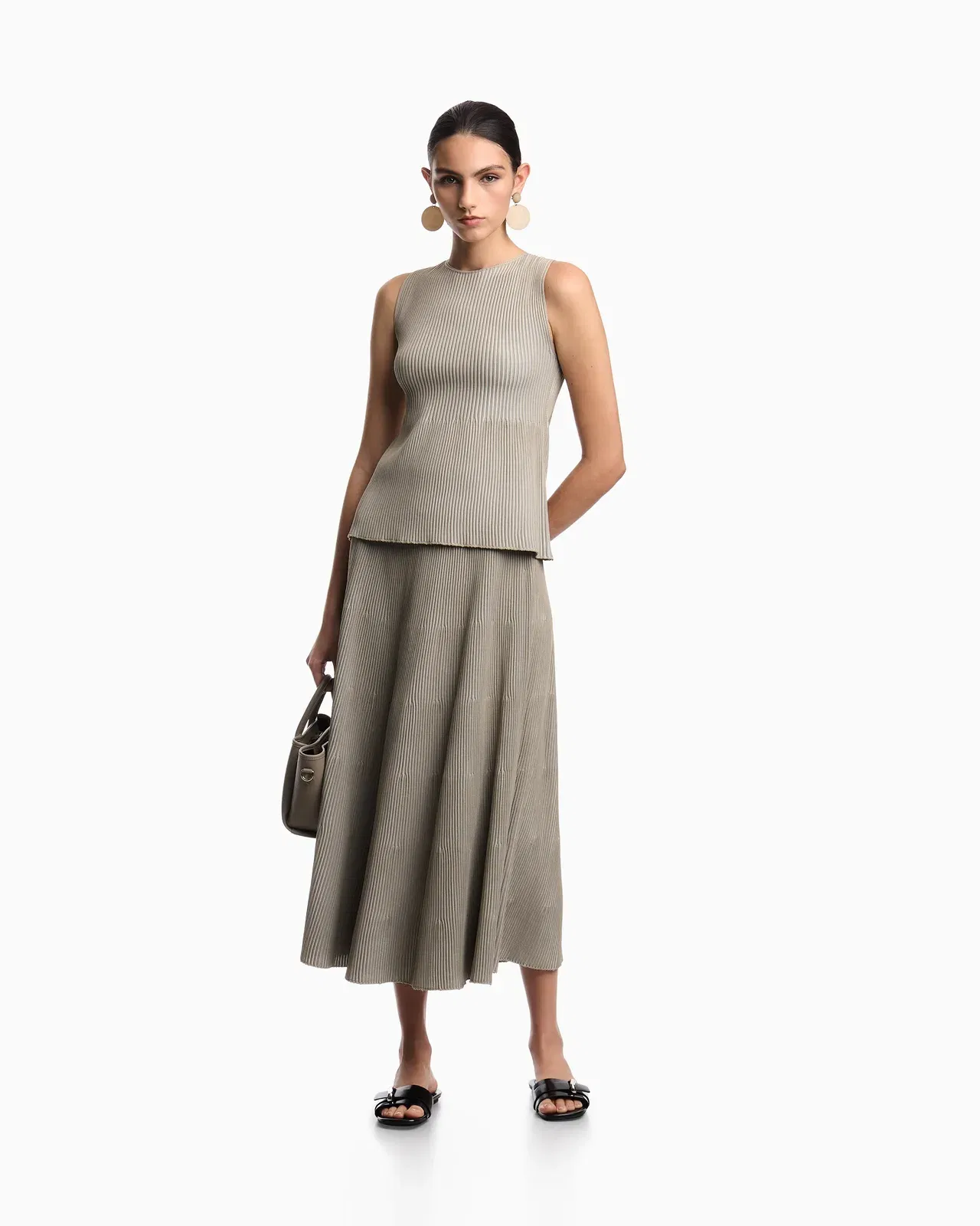 Emporio Armani Knit top with a ribbed effect