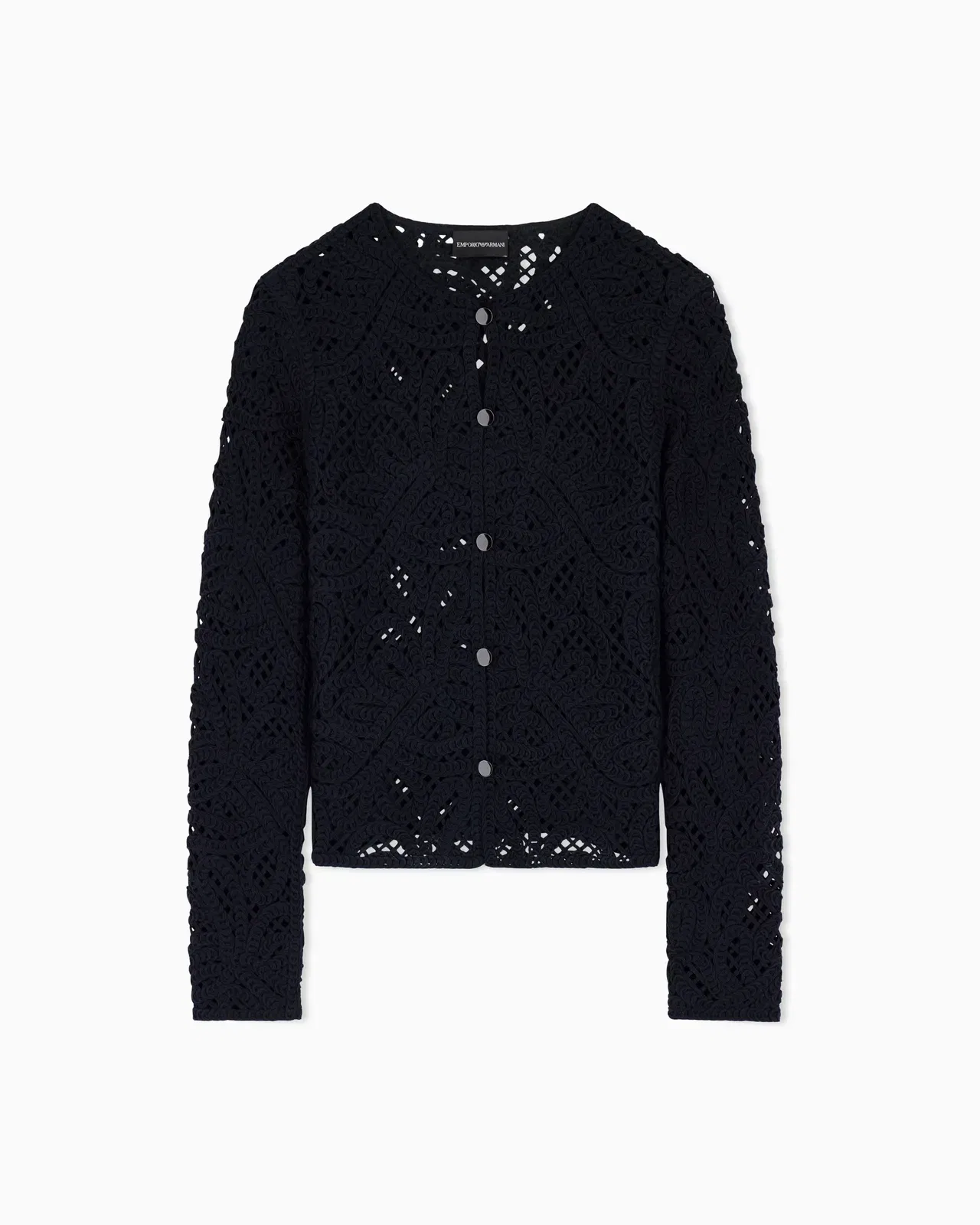 Emporio Armani Jacket in macramé-effect Cornely embroidered fabric
