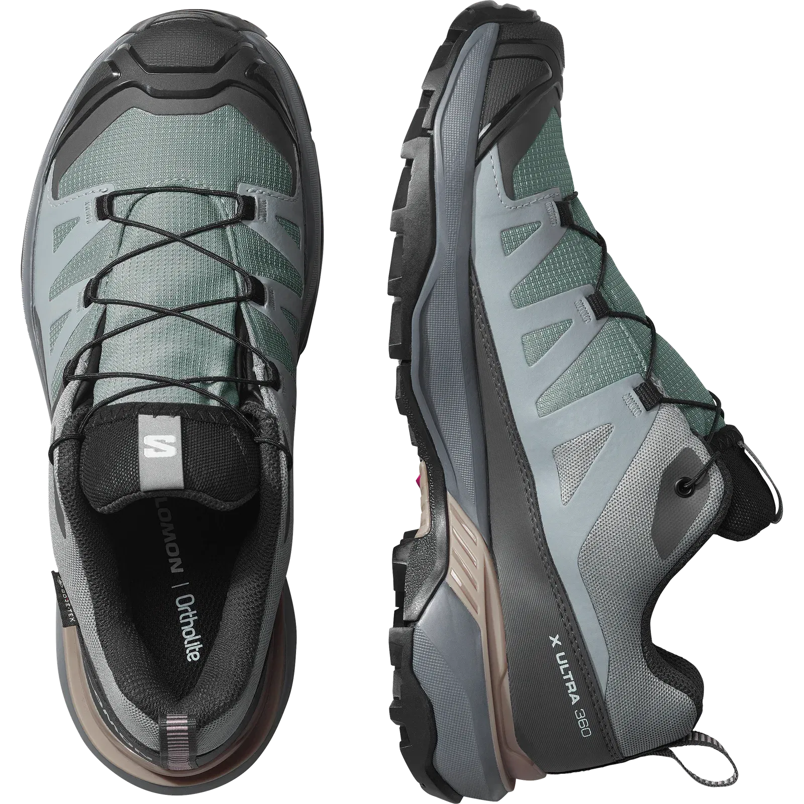 Salomon X Ultra 360 Gore-Tex Hiking & Backpacking Shoes Womens Sedona Sage