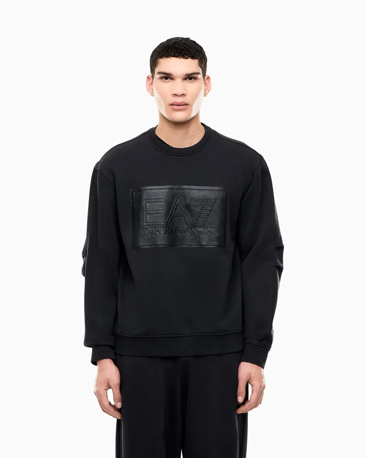 EA7 Sweatshirt oversized in cotton jersey