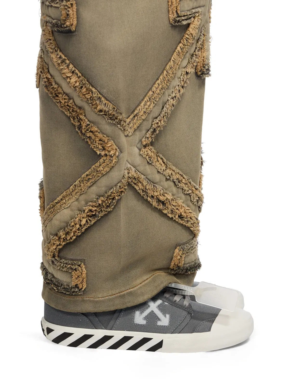 Off-White Vulcanizedanized Undercut Sneakers Grey