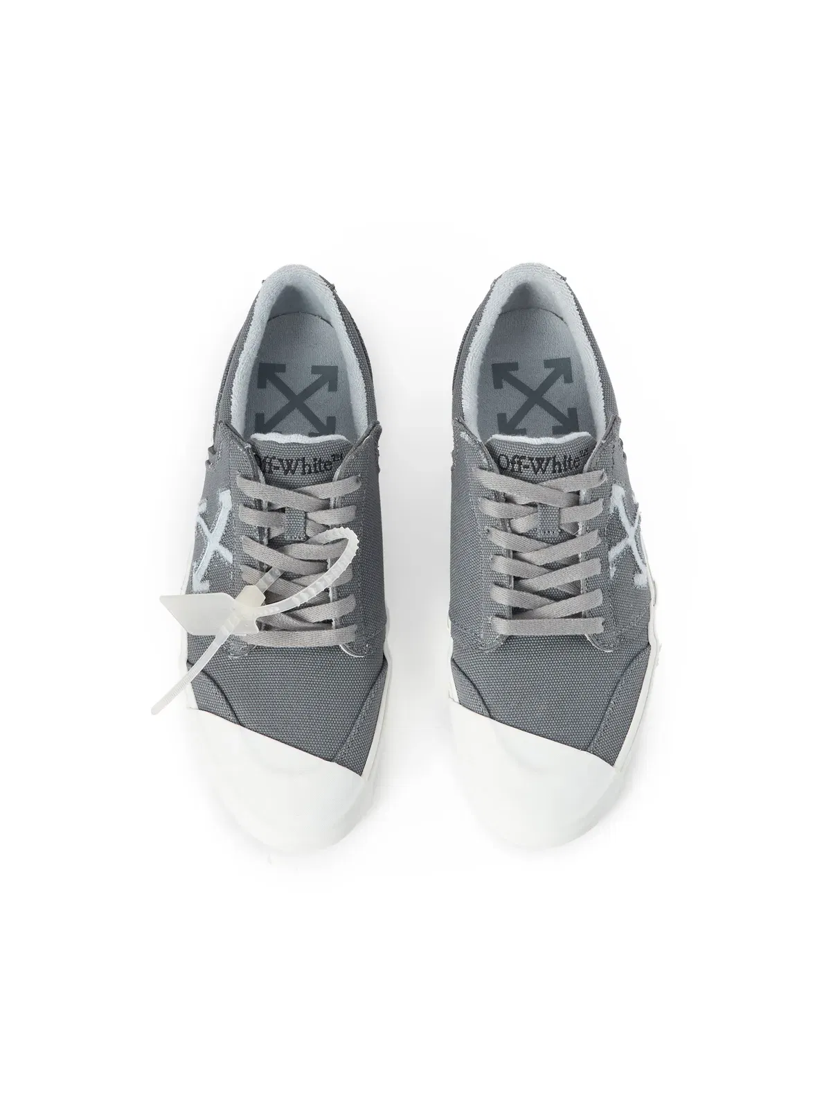 Off-White Vulcanizedanized Undercut Sneakers Grey
