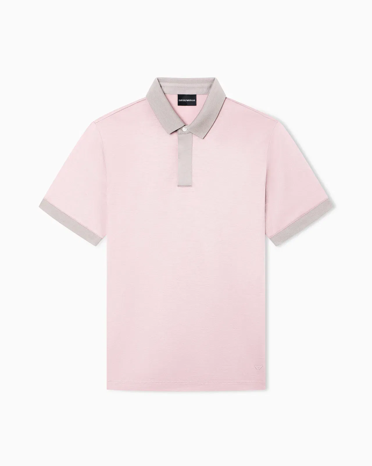 Emporio Armani Lyocell-blend jersey polo shirt