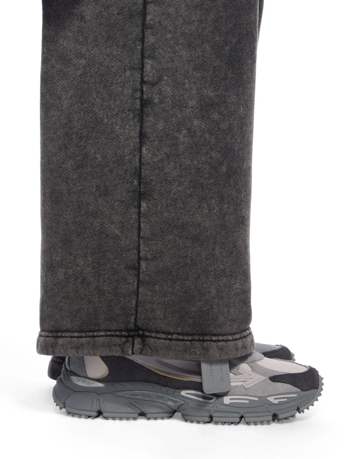 Off-White Be Right Back Suede Sneakers Womens Grey