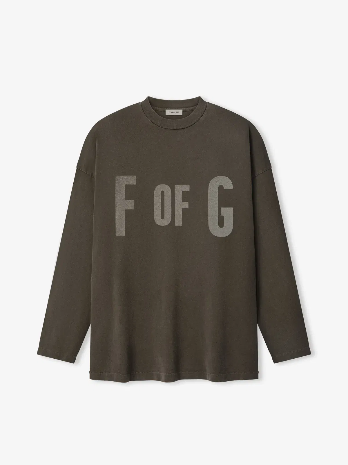 Essentials "F Of G, 26" Long Sleeve Tee Faded Brown