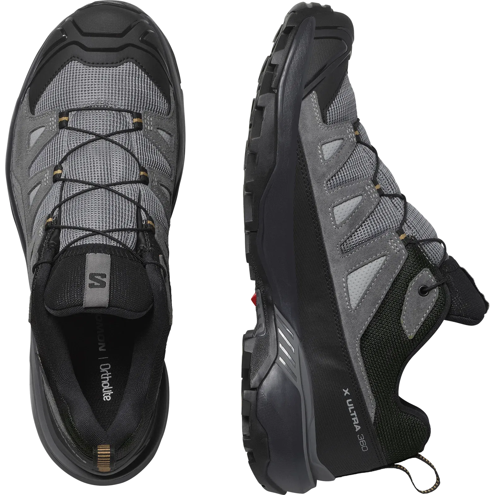 Salomon X Ultra 360 Leather Gore-Tex Hiking & Backpacking Shoes Sharkskin