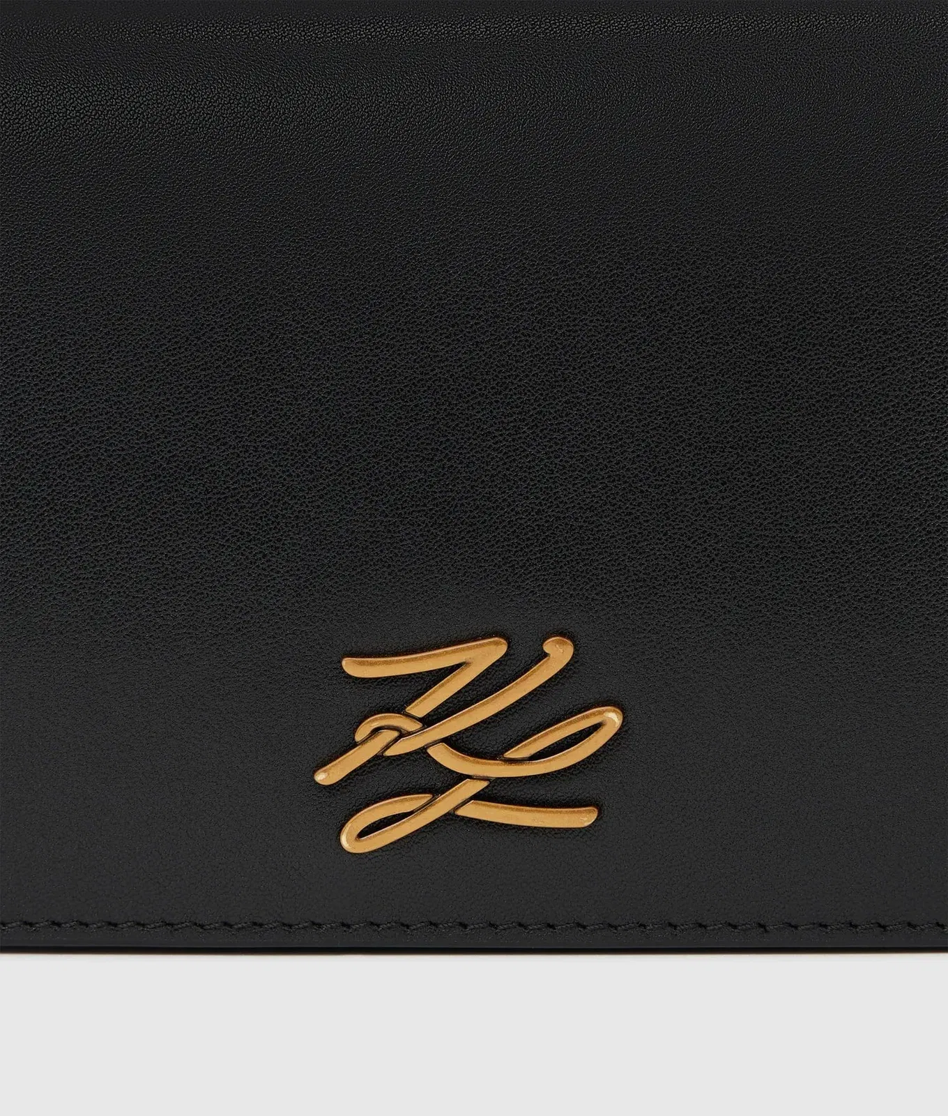 KarlLagerfeld Kautograph Mini Crossbody Bag Black/Gold