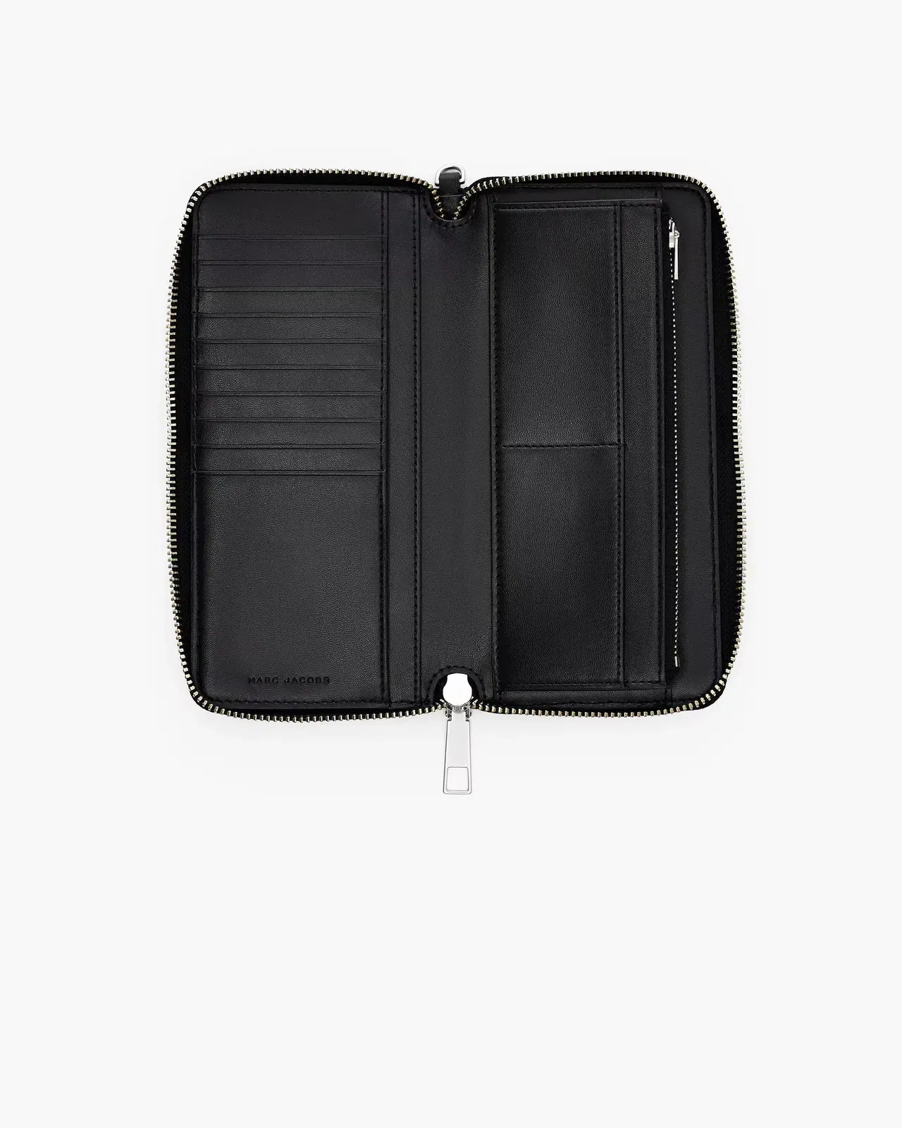 Marc Jacobs The Stripe Canvas Continental Wallet Blue Sea Multi