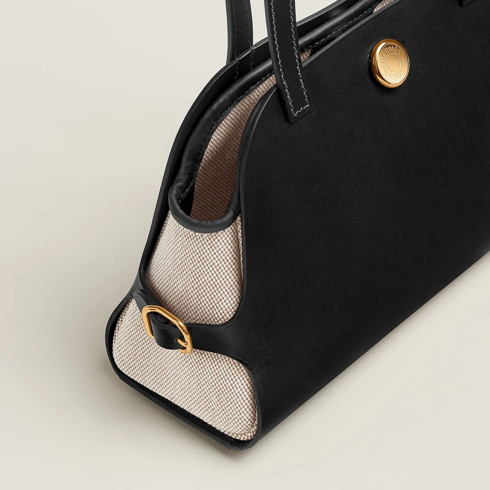 Hermes Tablier Sellier Bag Noir