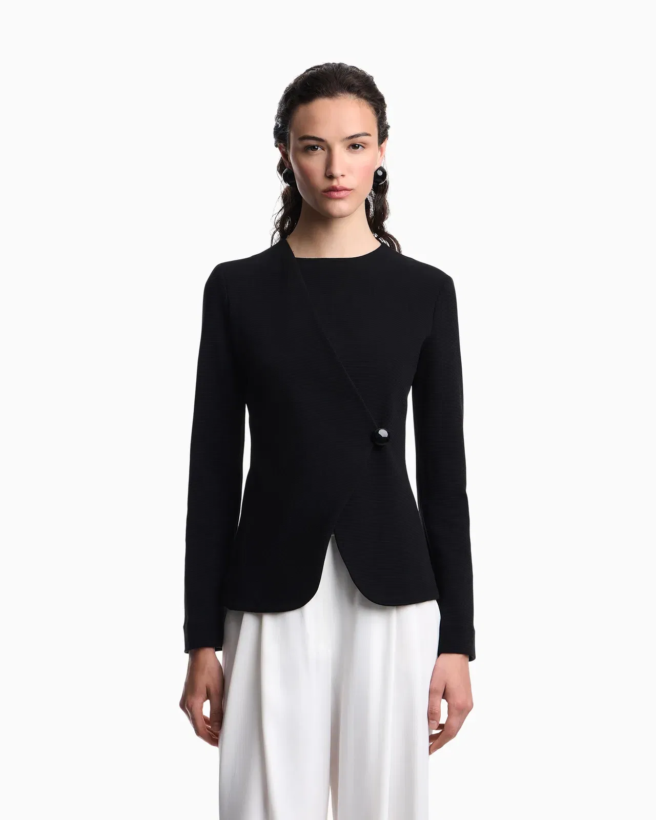 Emporio Armani Ottoman jersey jacket