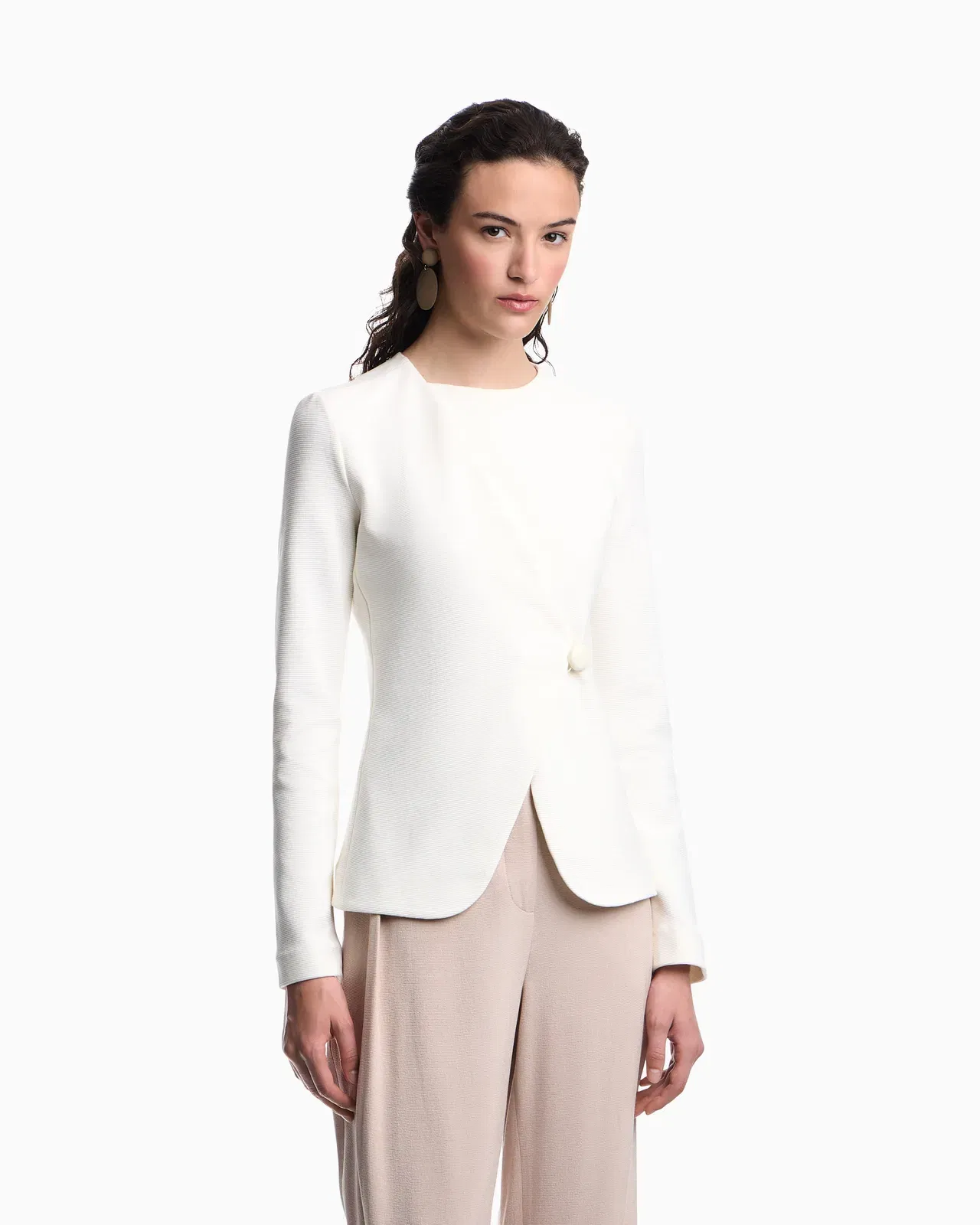 Emporio Armani Ottoman jersey jacket
