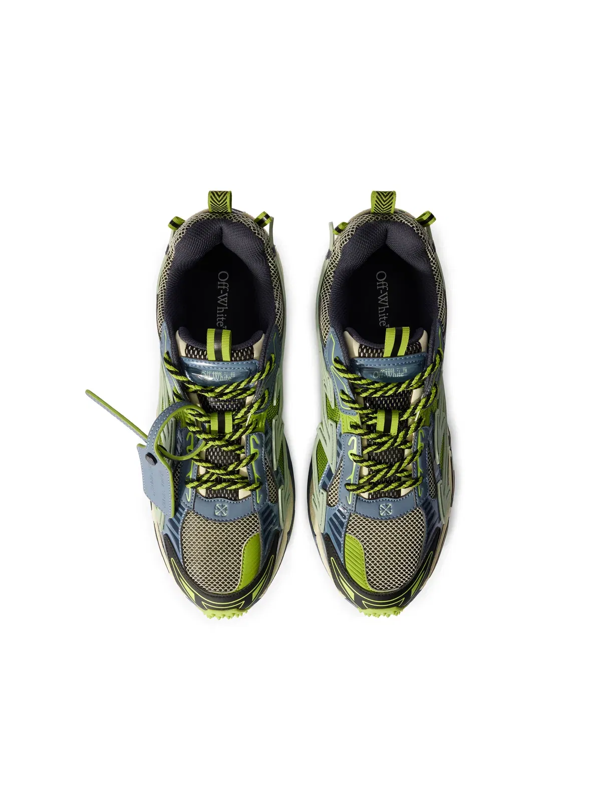 Off-White Be Right Back Cream Olive Green
