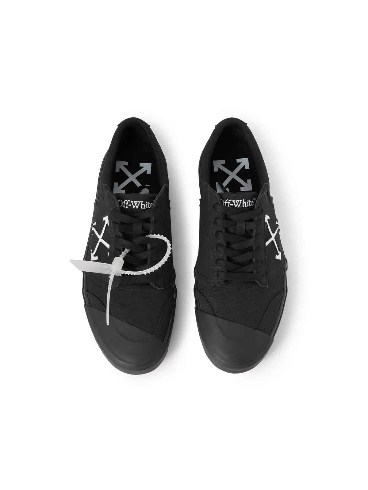 Off-White Vulcanized Undercut Sneakers Womens Black