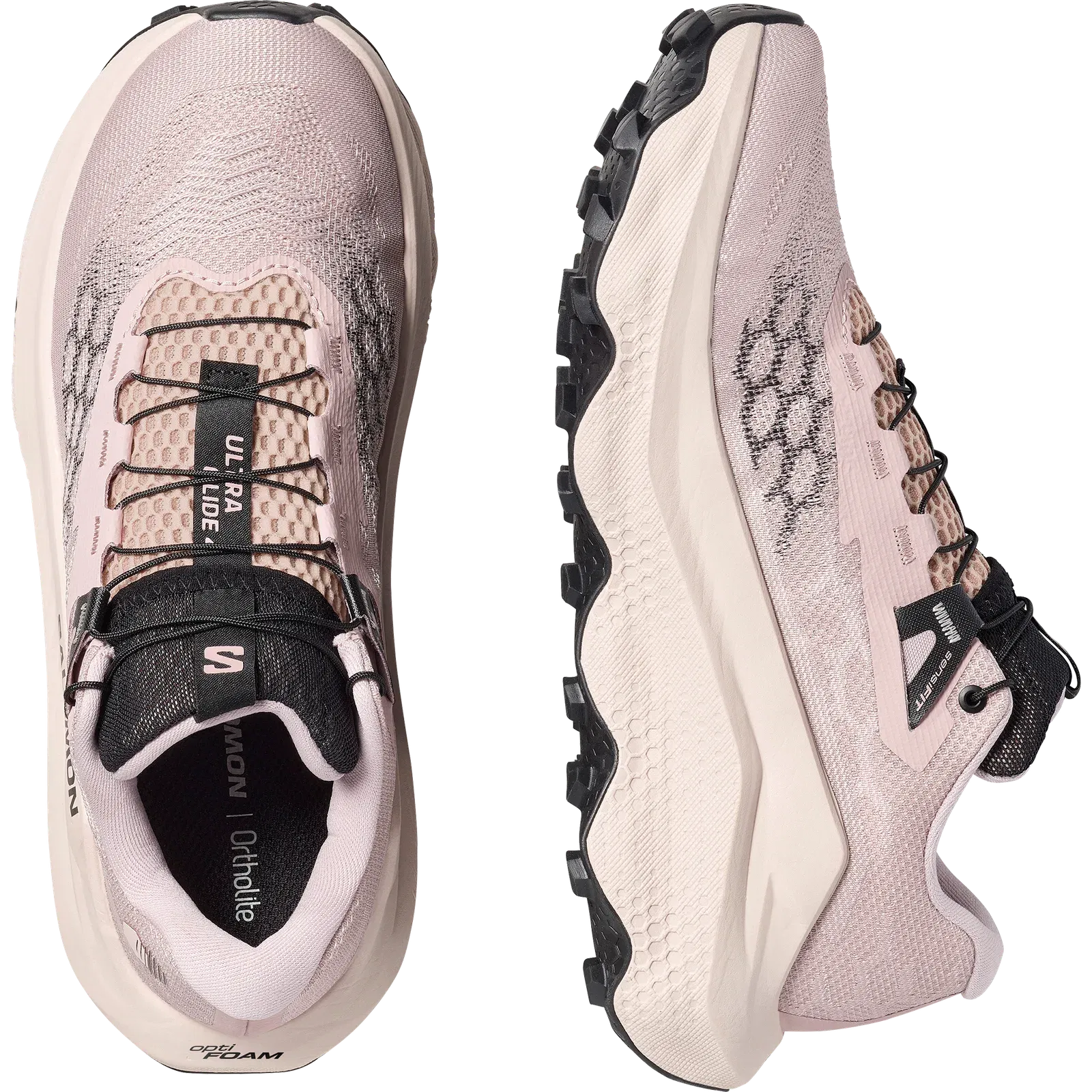 Salomon Ultra Glide 4 Trail Running Shoes Womens Shadow Gray