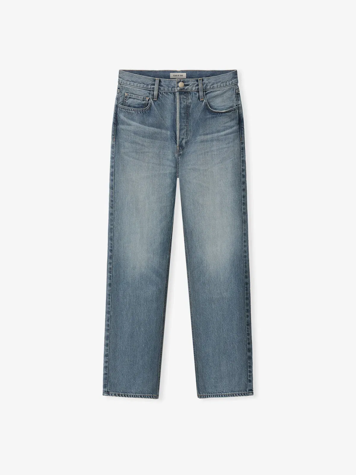 Essentials Straight 5 Pocket Medium Indigo