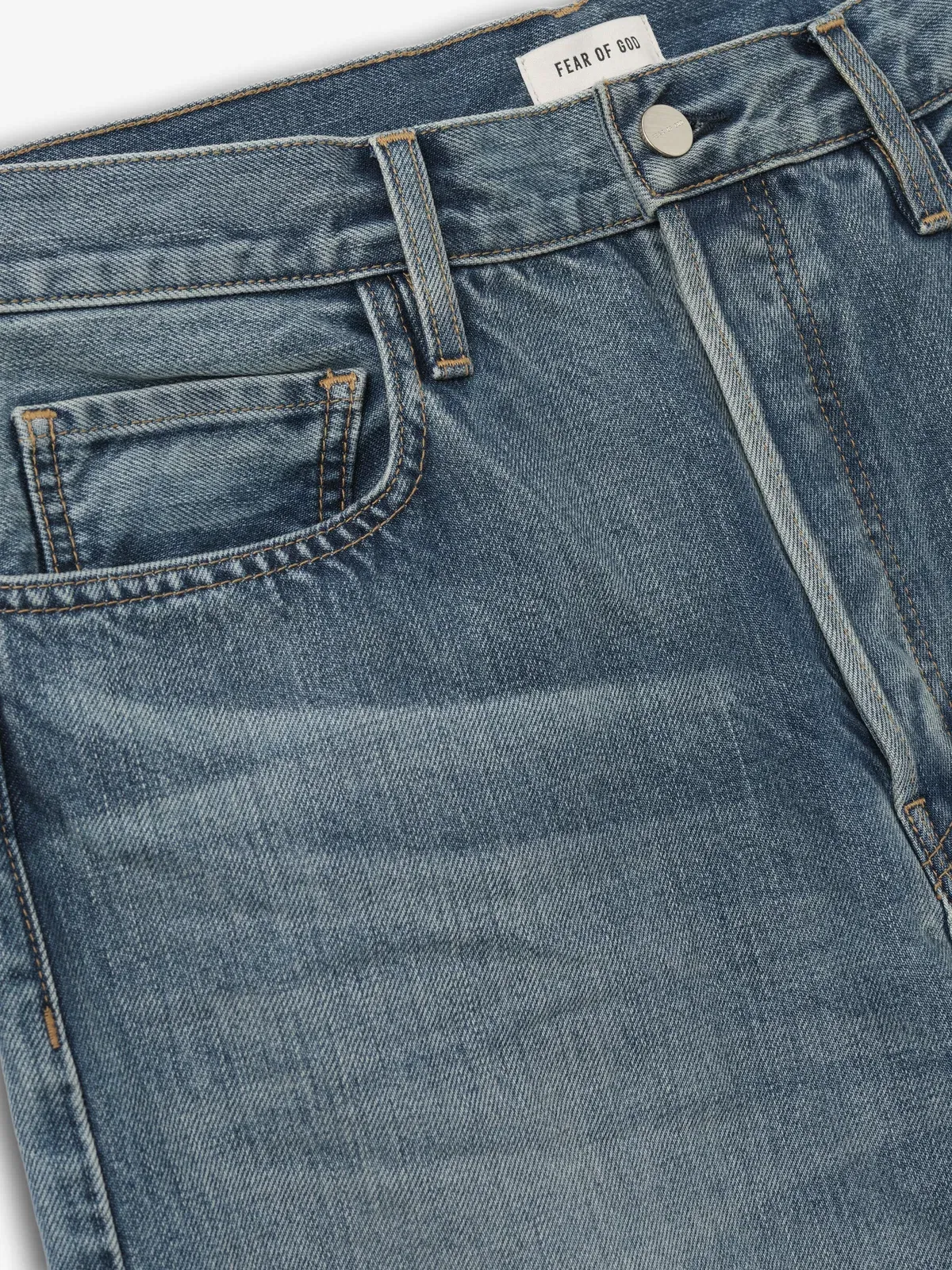 Essentials Straight 5 Pocket Medium Indigo