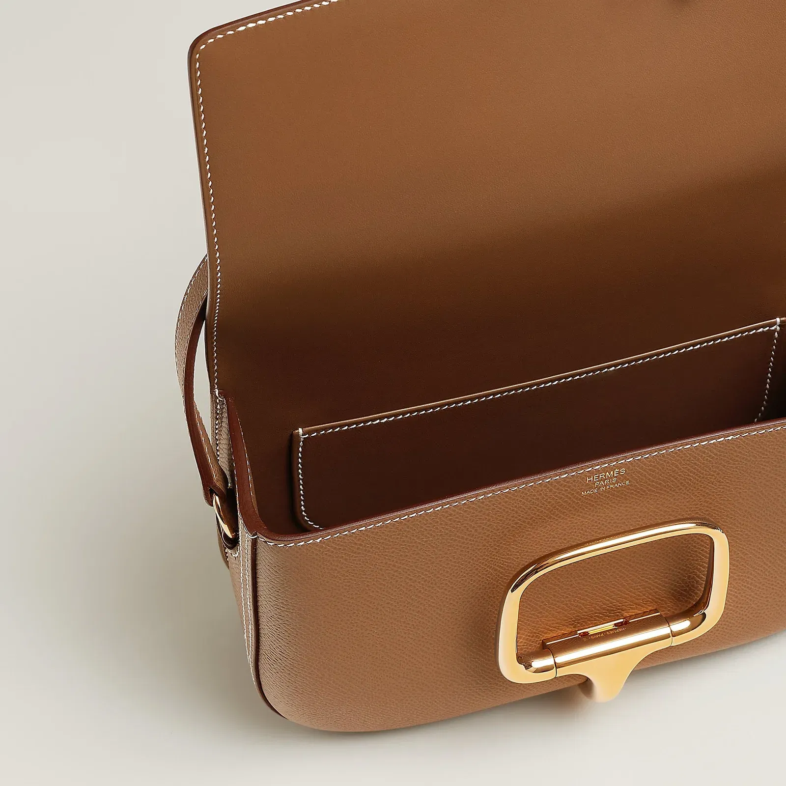 Hermes Herms Della Cavalleria Elan Bag Gold