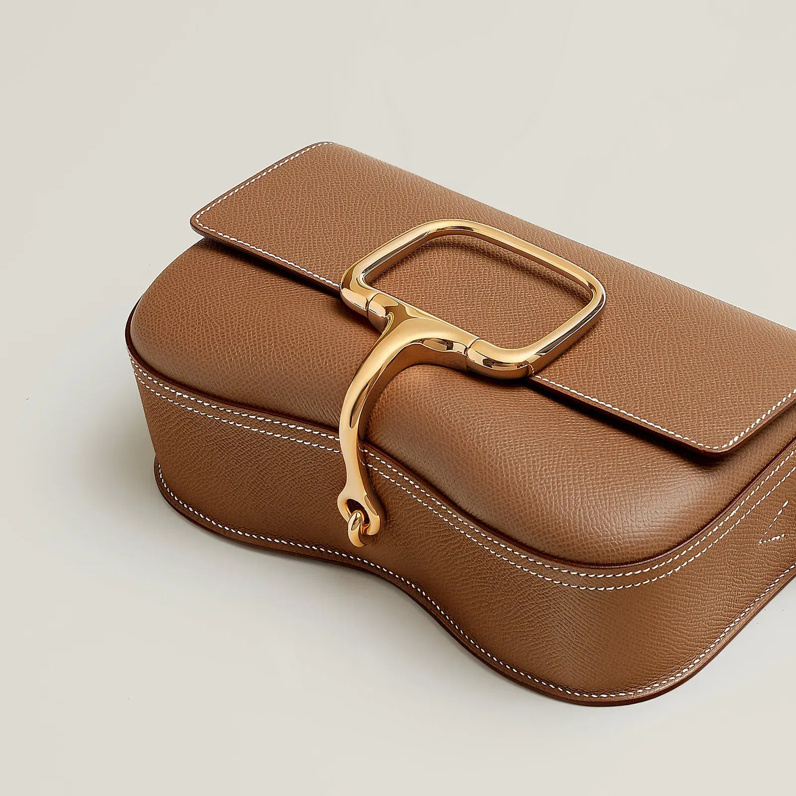 Hermes Herms Della Cavalleria Elan Bag Gold