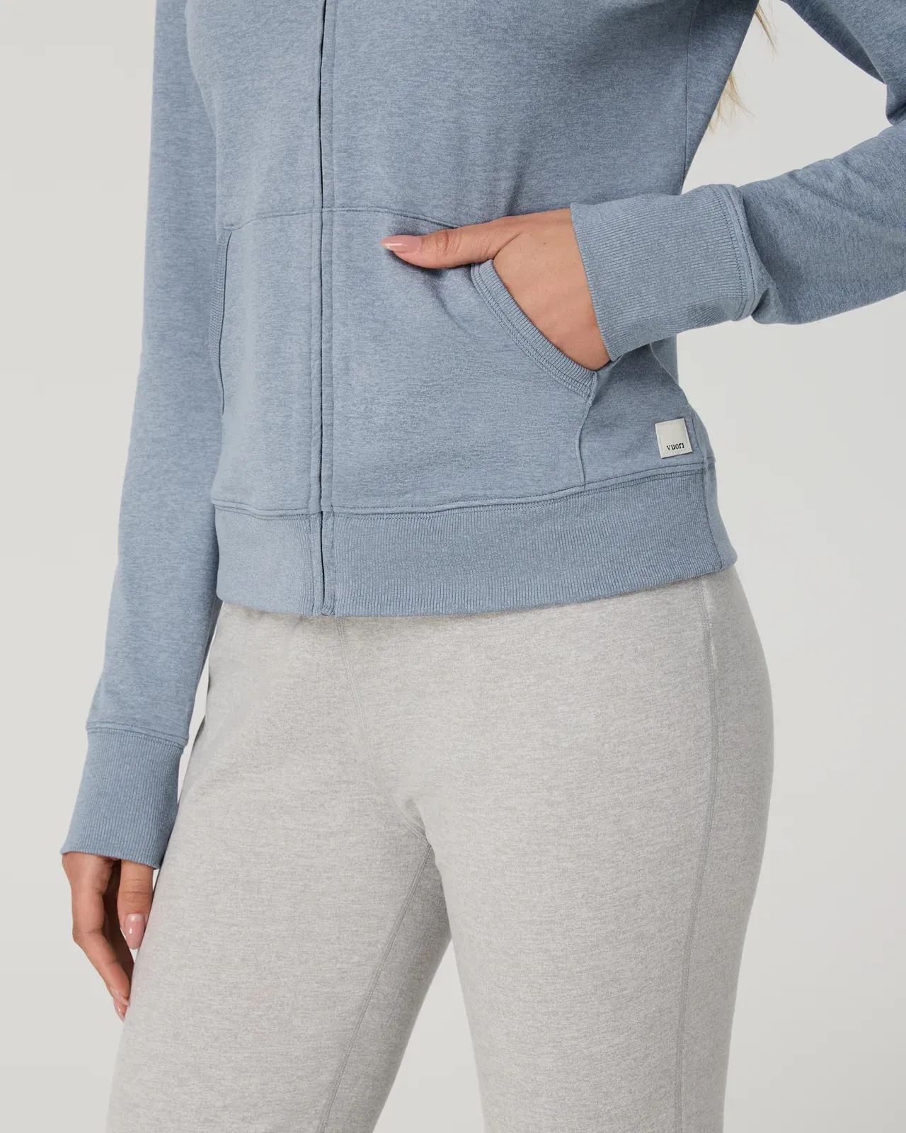 Vuori Halo Mini Full Zip Hoodie Long