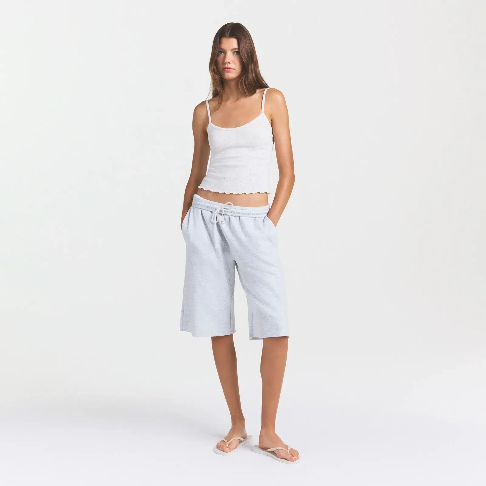 Cotton Fleece Long Short