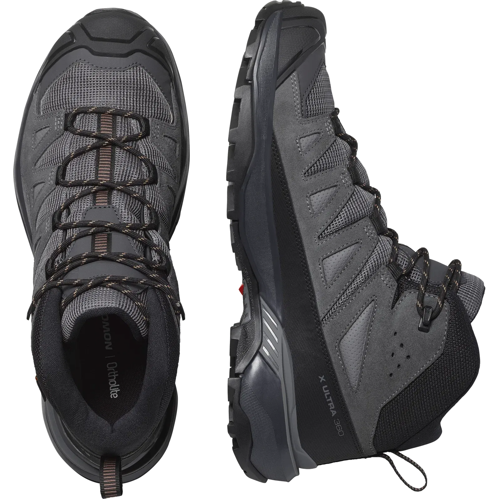 Salomon X Ultra 360 Leather Mid Gore-Tex Hiking & Backpacking Shoes Castlerock