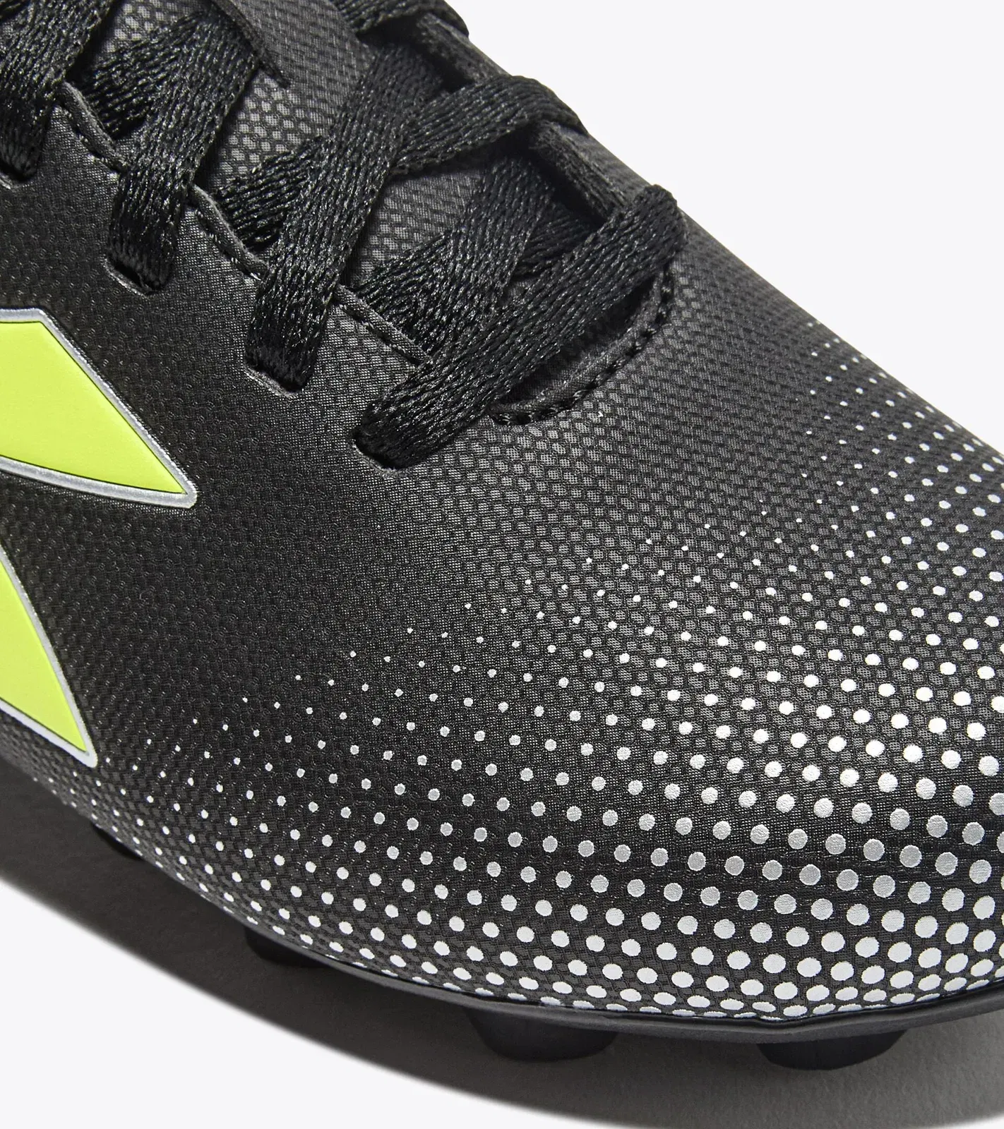 Diadora Pichichi 7 Md Jr Black/Yellow Fl Dd/Silver