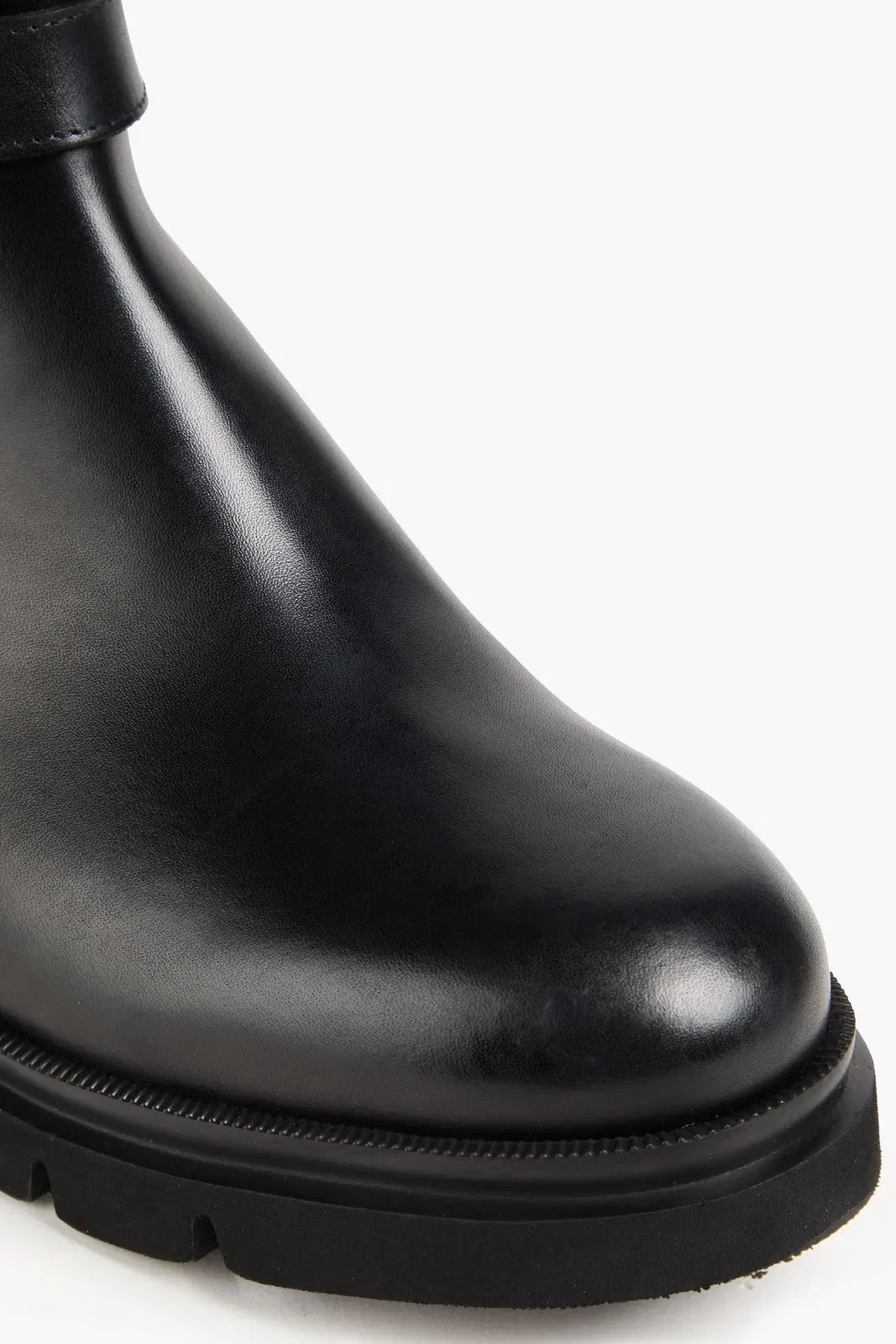 Bally Weniska Embellished Leather Chelsea Boots Black Women's