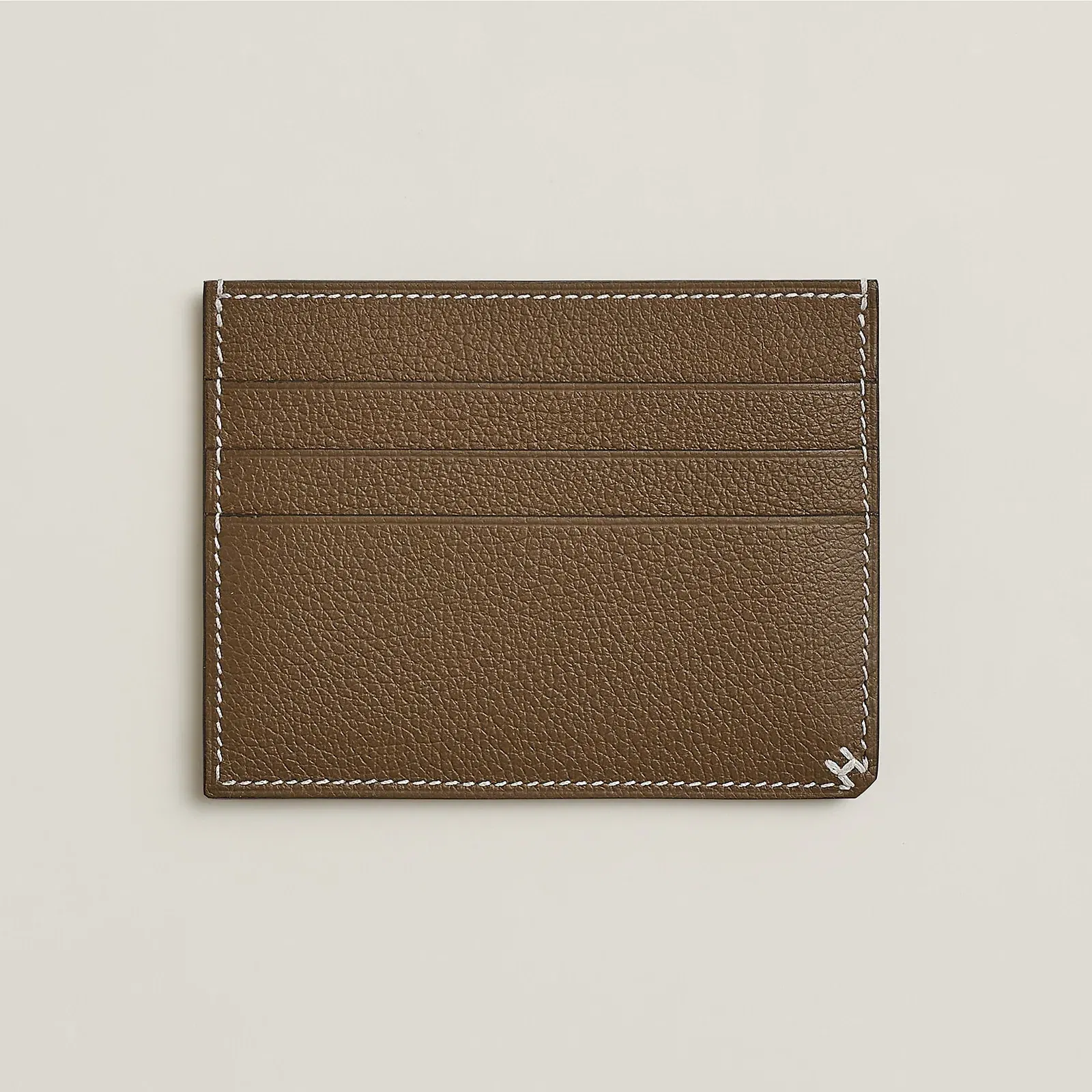 Hermes H Sellier Card Holder Noir