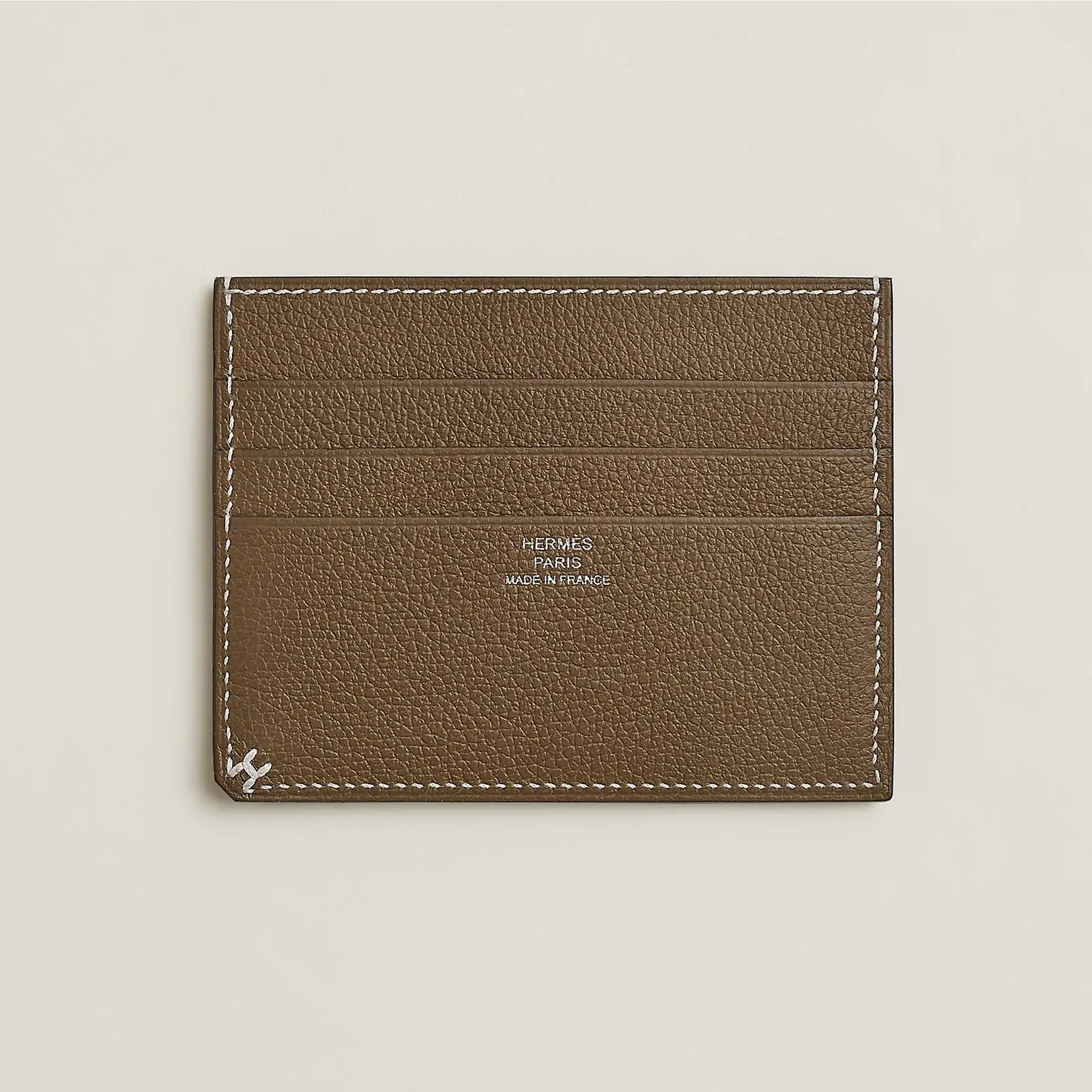 Hermes H Sellier Card Holder Noir