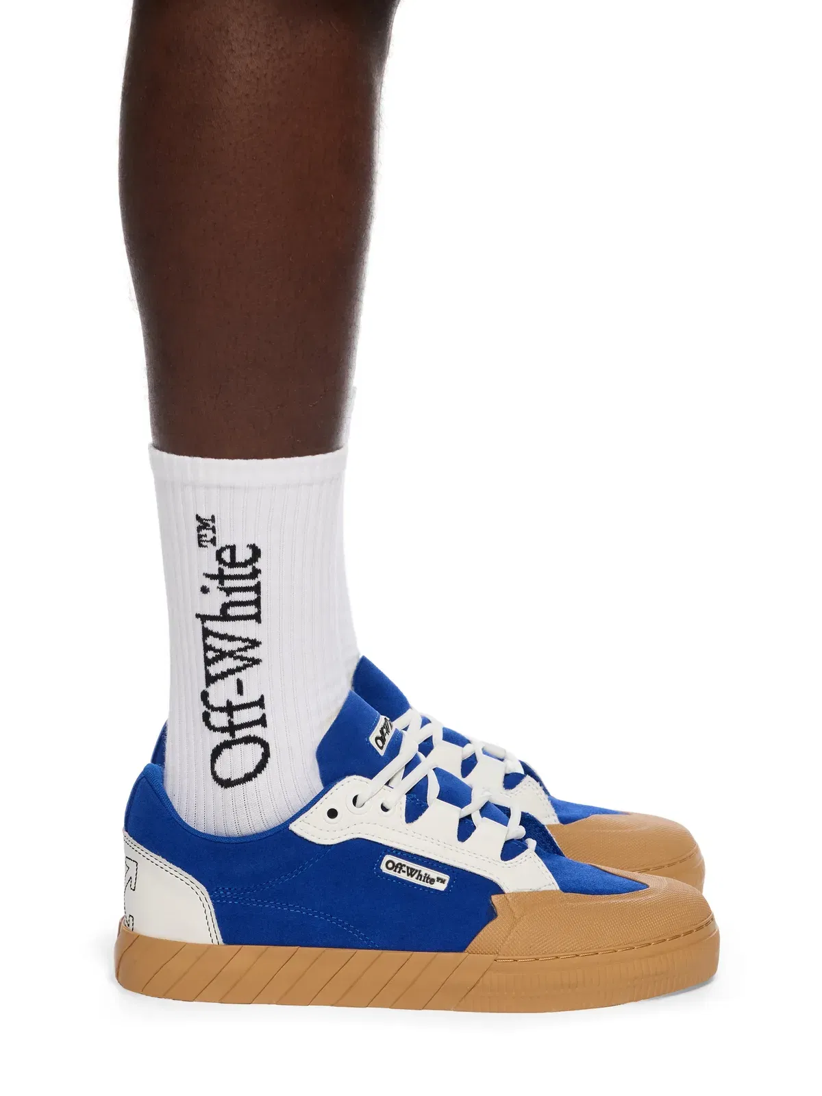 Off-White Vulcanized 779 Suede Sneakers Camel
