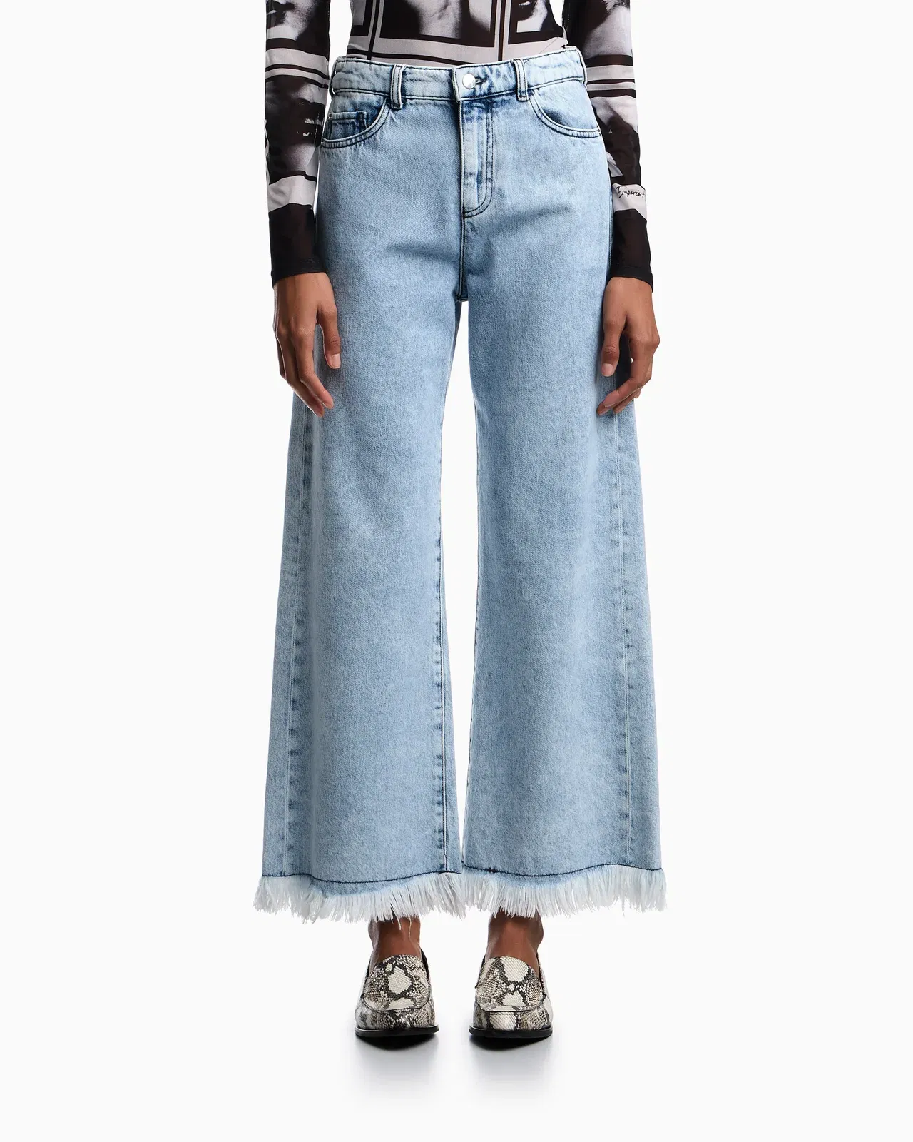 Emporio Armani J33 regular-fit, vintage-look denim jeans