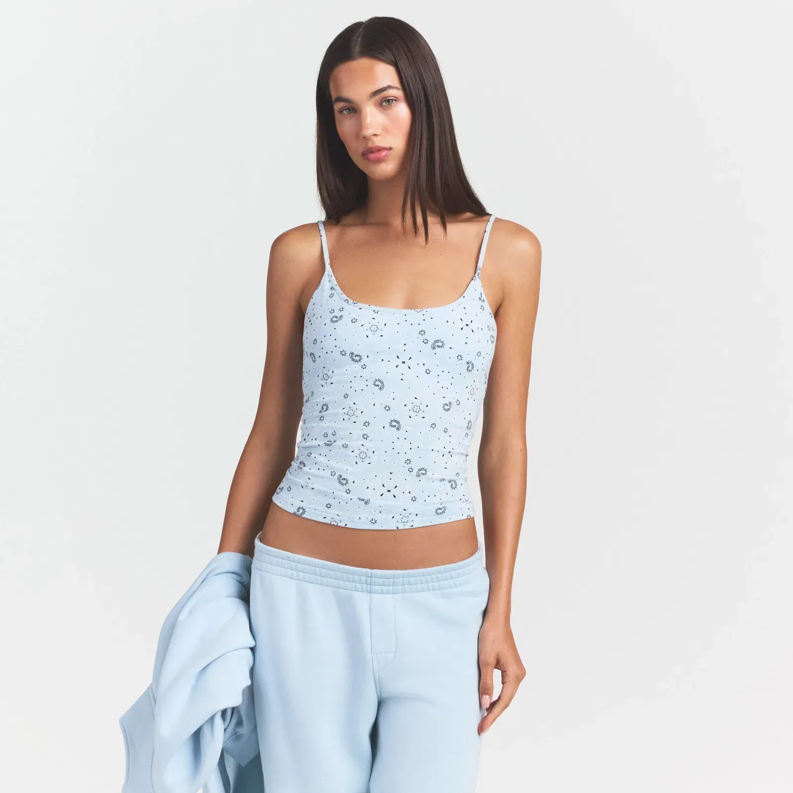 Cotton Jersey Scoop Neck Cami