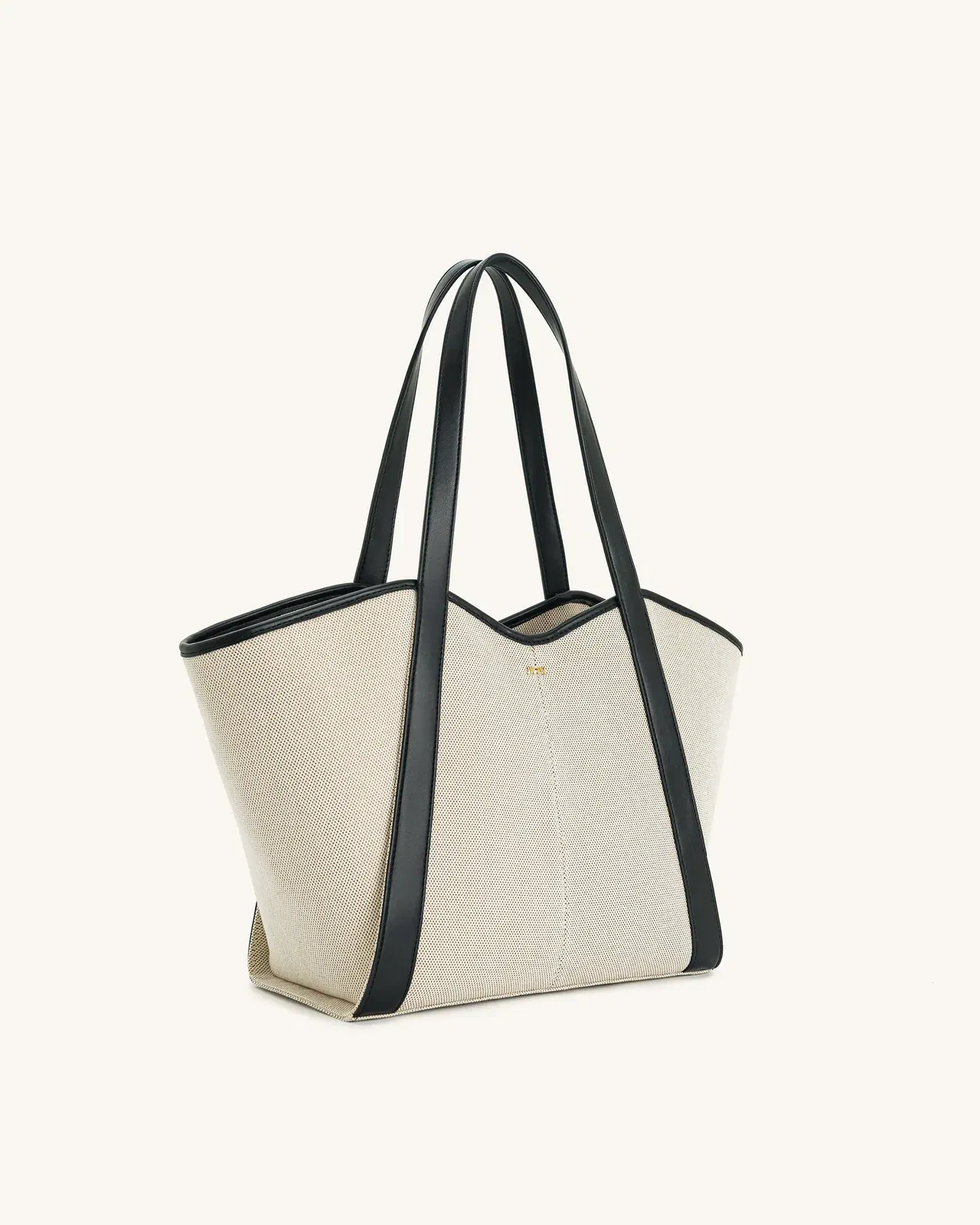 Jw Pei Kiana Large Capacity Tote Bag Black Canvas